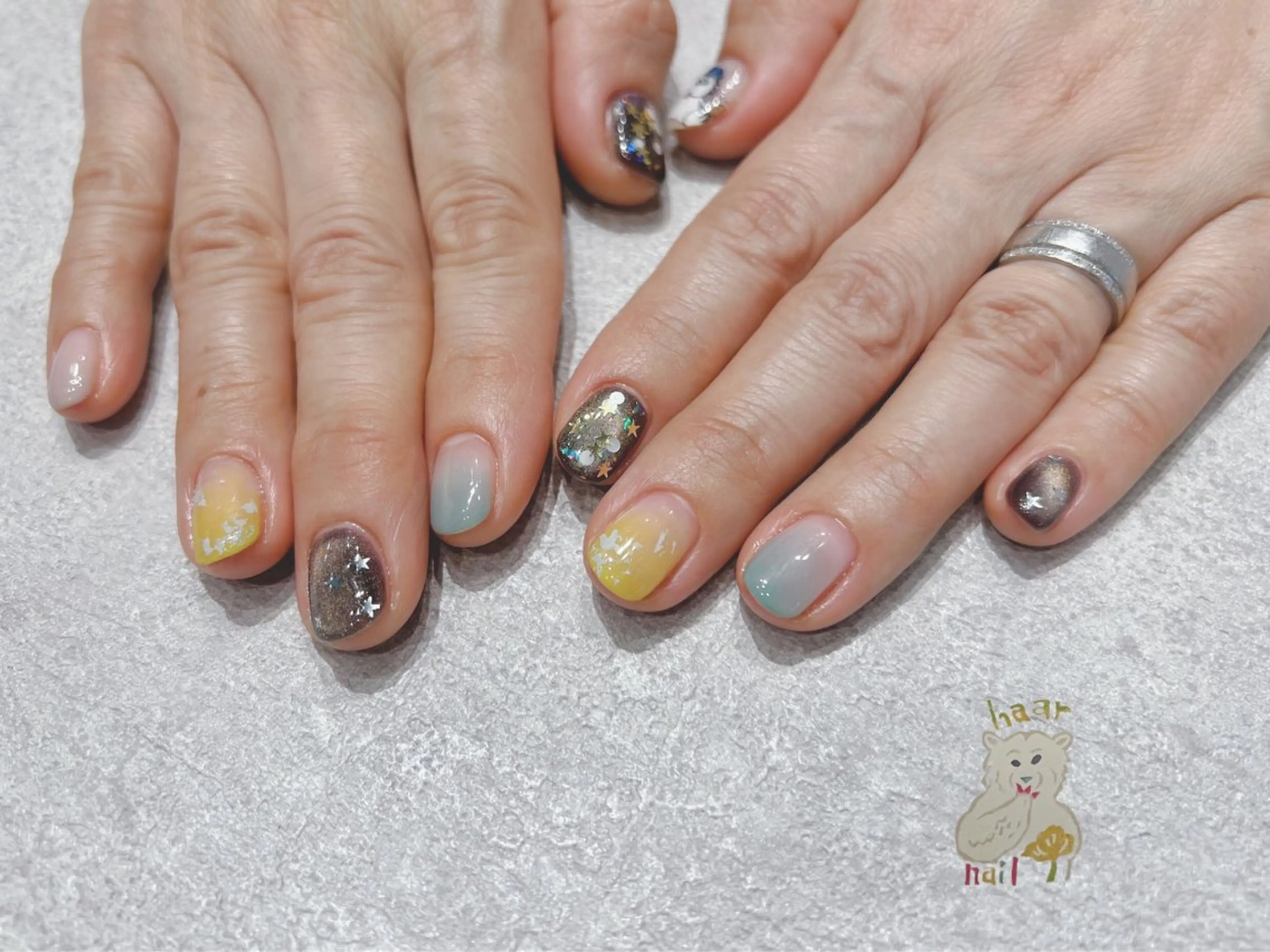 ネイル ハンドネイル 深田 加代のネイルデザイン