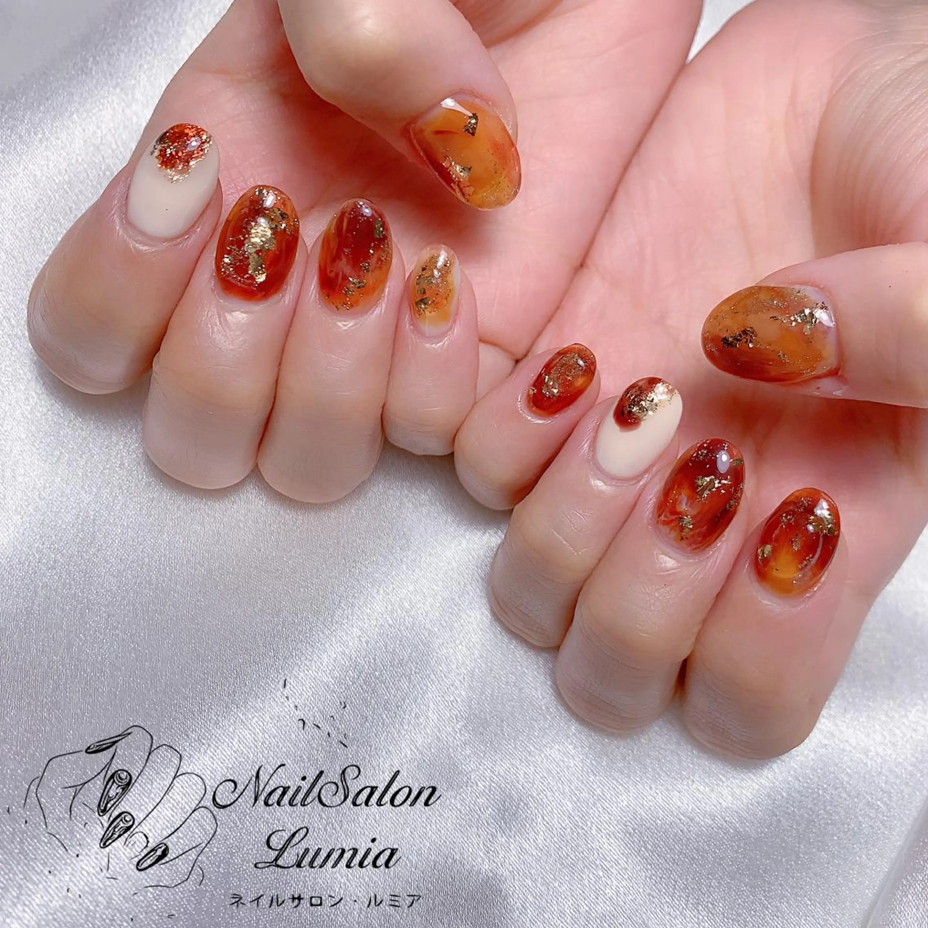 ネイル ハンドネイル ネイルサロン ルミア Lumia 店長のネイルデザイン