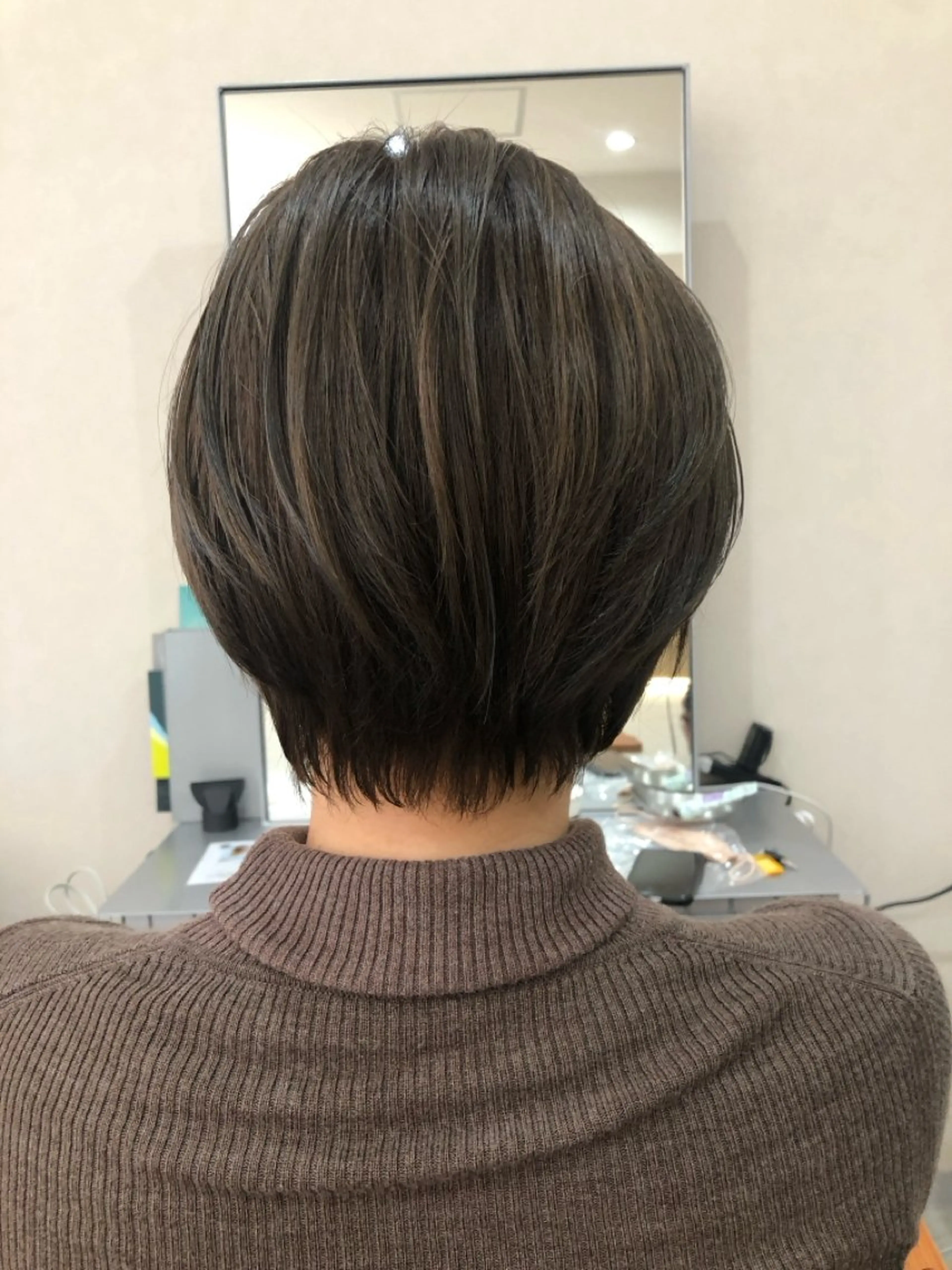 ショート カラー ショートレイヤー レイヤーカット ショートヘア 佐々木 政徳のヘアスタイル