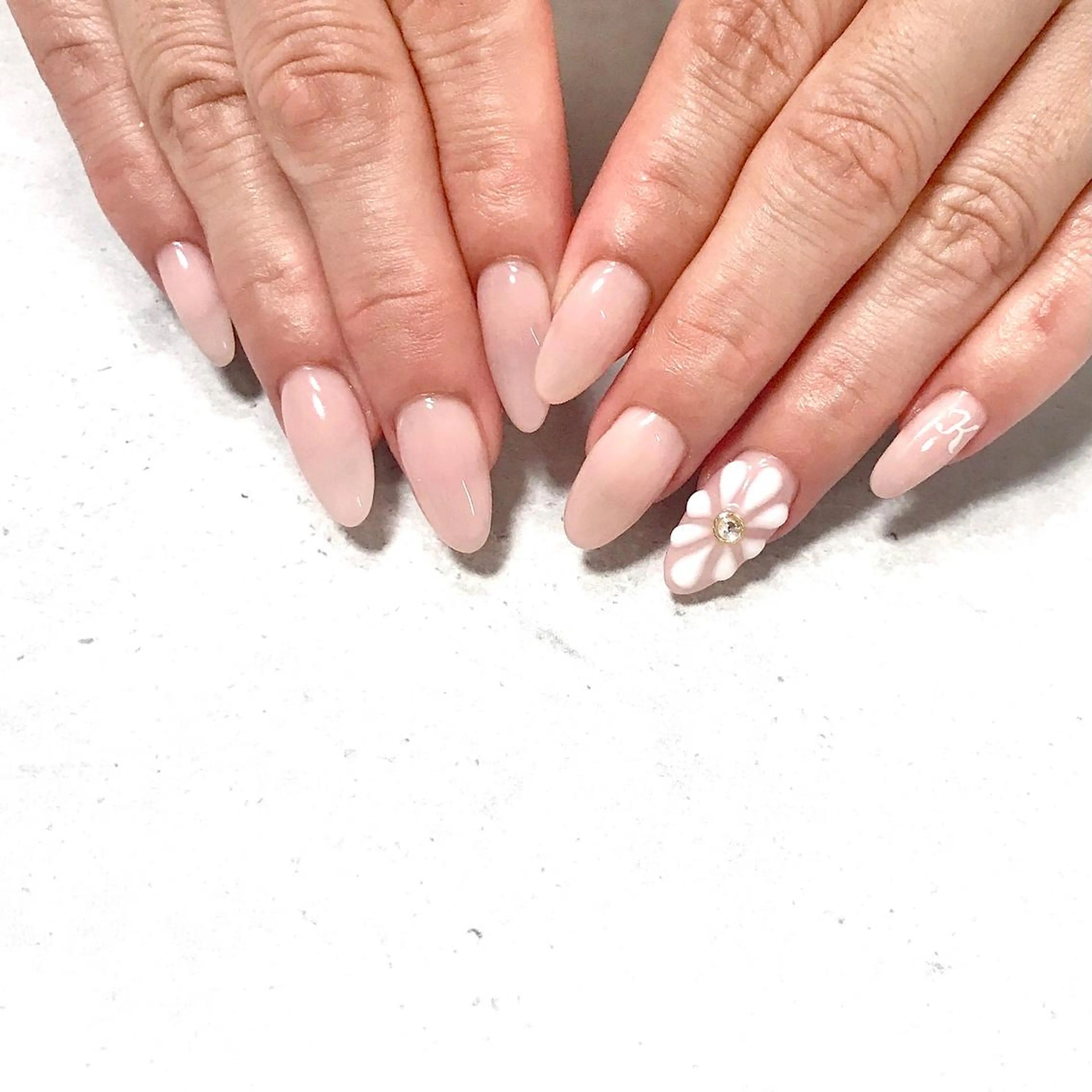 ネイル アートネイル フラワーネイル 韓国ネイル オフィスネイル ワンカラーネイル ステラ marikominoのネイルデザイン