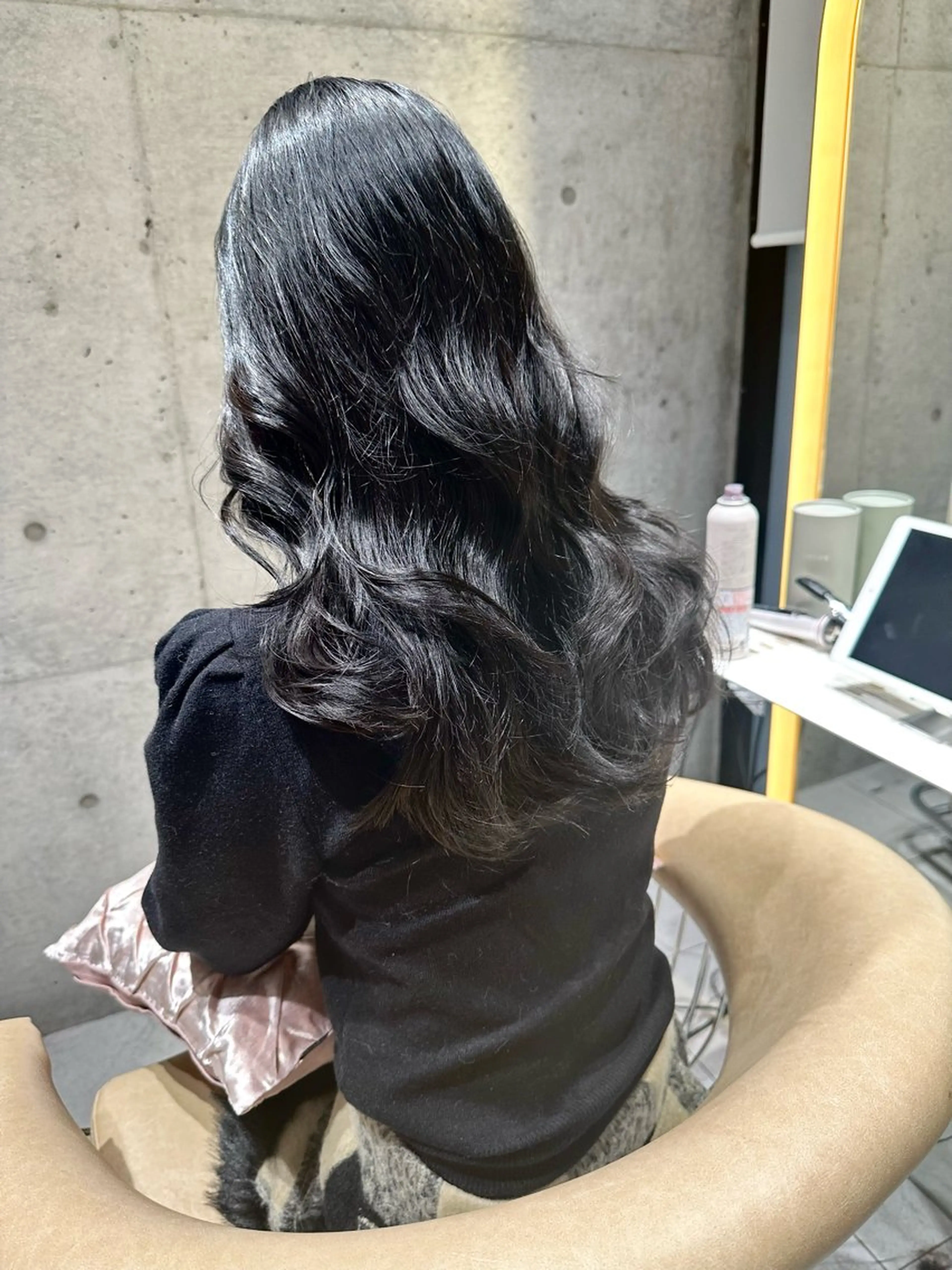 セミロング カラー カット ヘアカラー トリートメント 《髪質改善✖️オリー ブ🧸》小嶋拓也のヘアスタイル