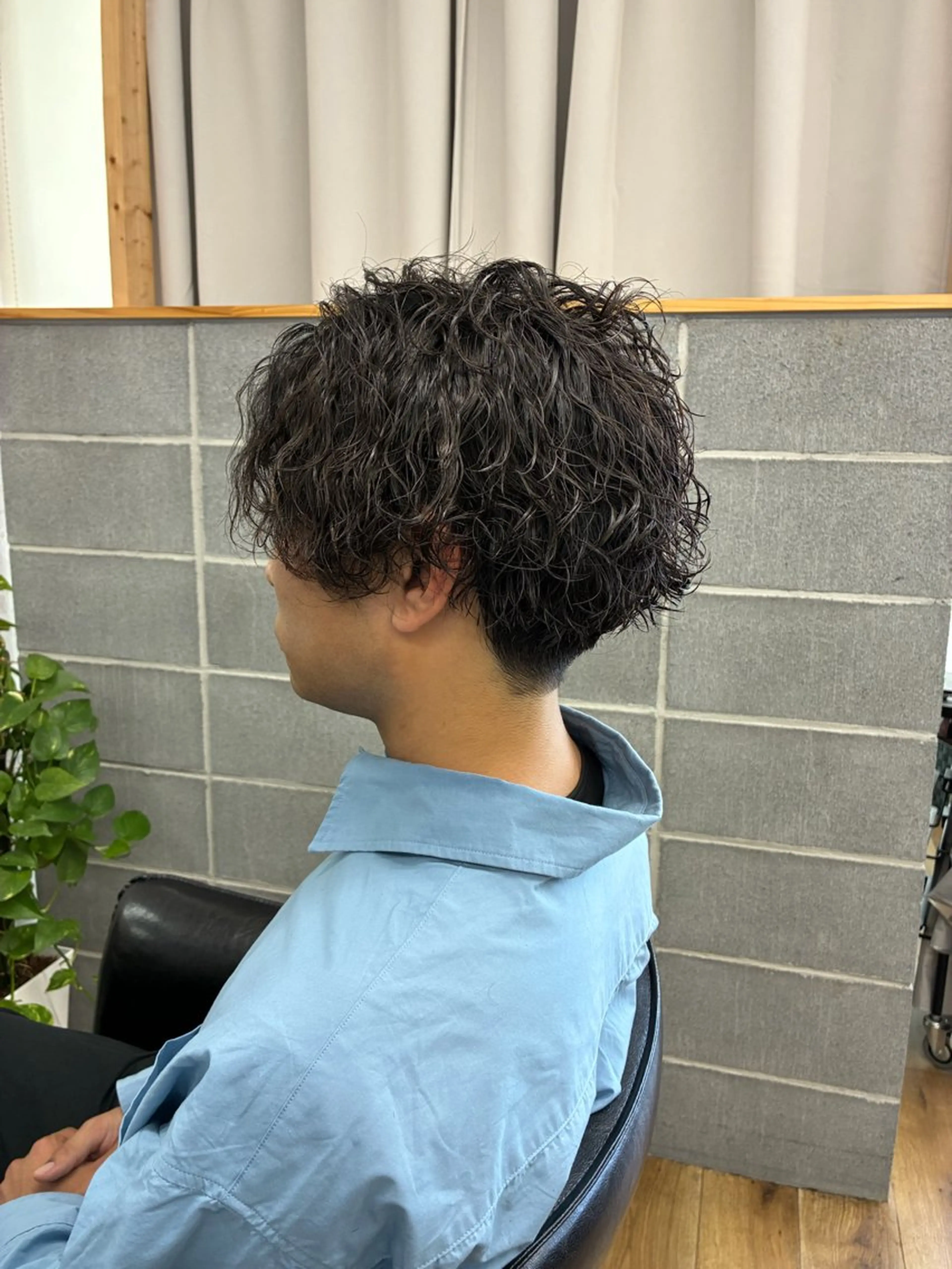 ミディアム カット パーマ メンズ特化/垣見 隼人のヘアスタイル