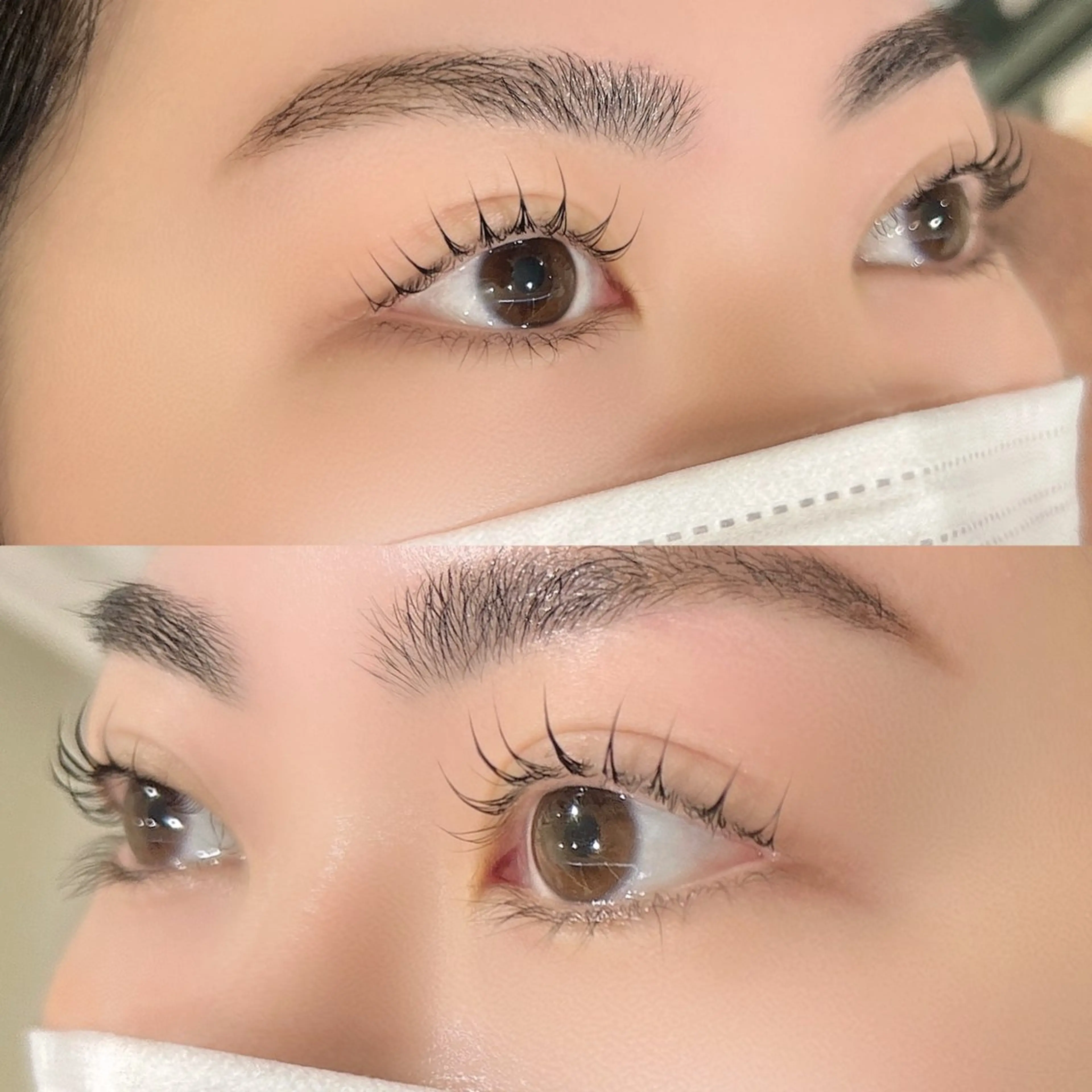 マツエク・マツパ マツパ 髪質改善/ボブ/暖色 /𝙨𝙤𝙧𝙖のマツエク・マツパデザイン