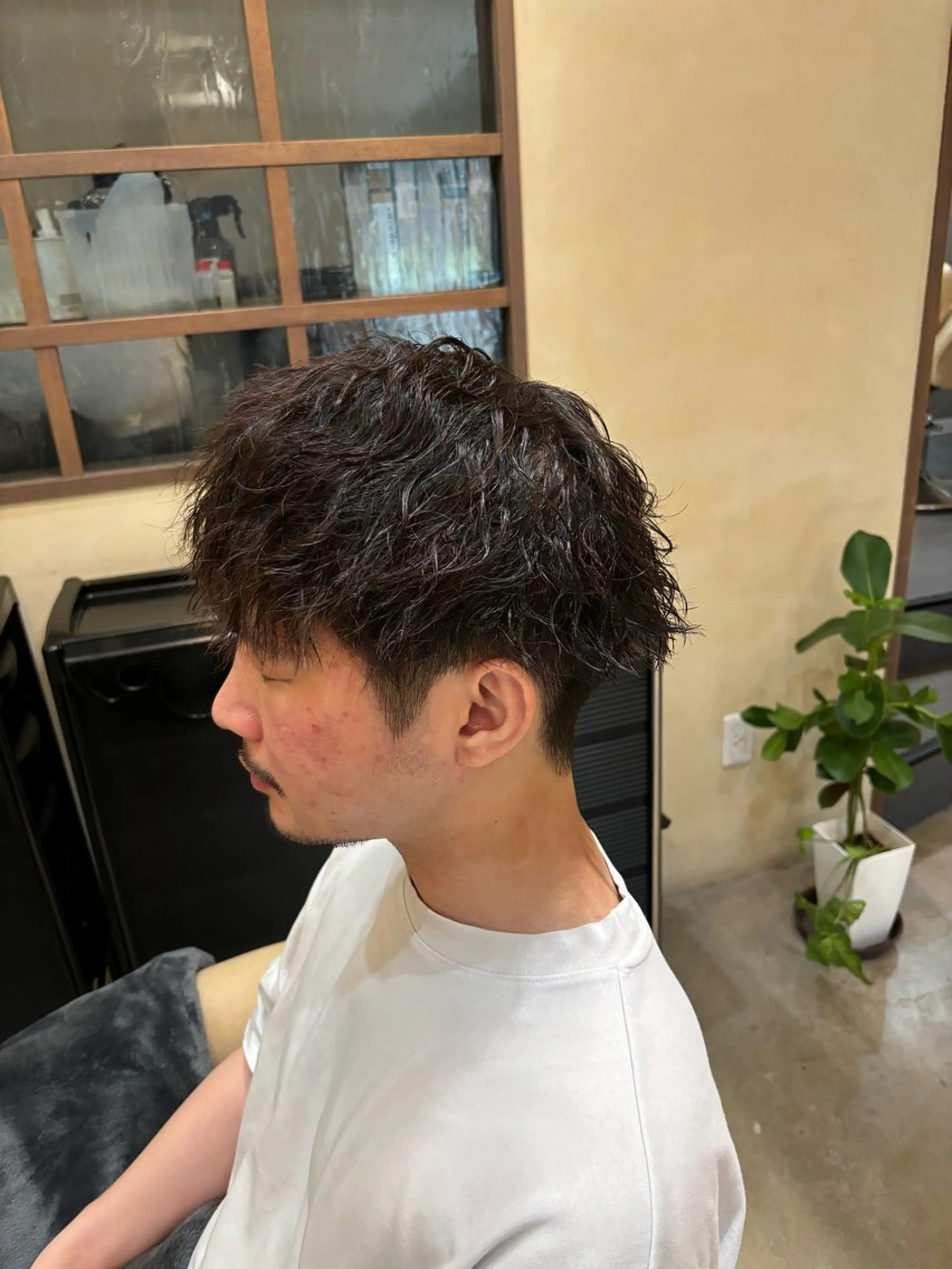 ショート メンズ カット パーマ トリートメント 鹿児島 TSUBASAのヘアスタイル