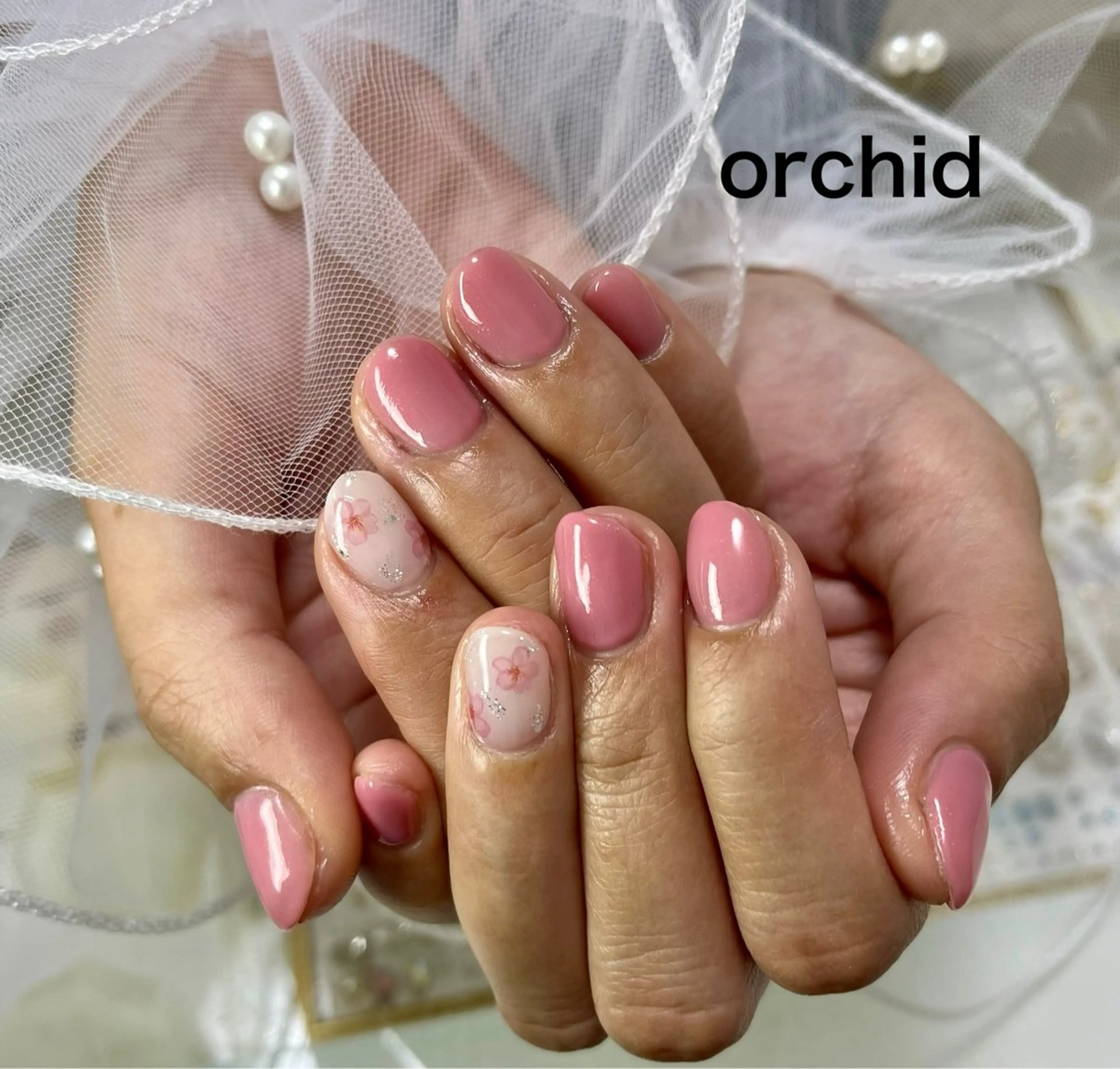 ネイル orchid ♡オーキッドのネイルデザイン