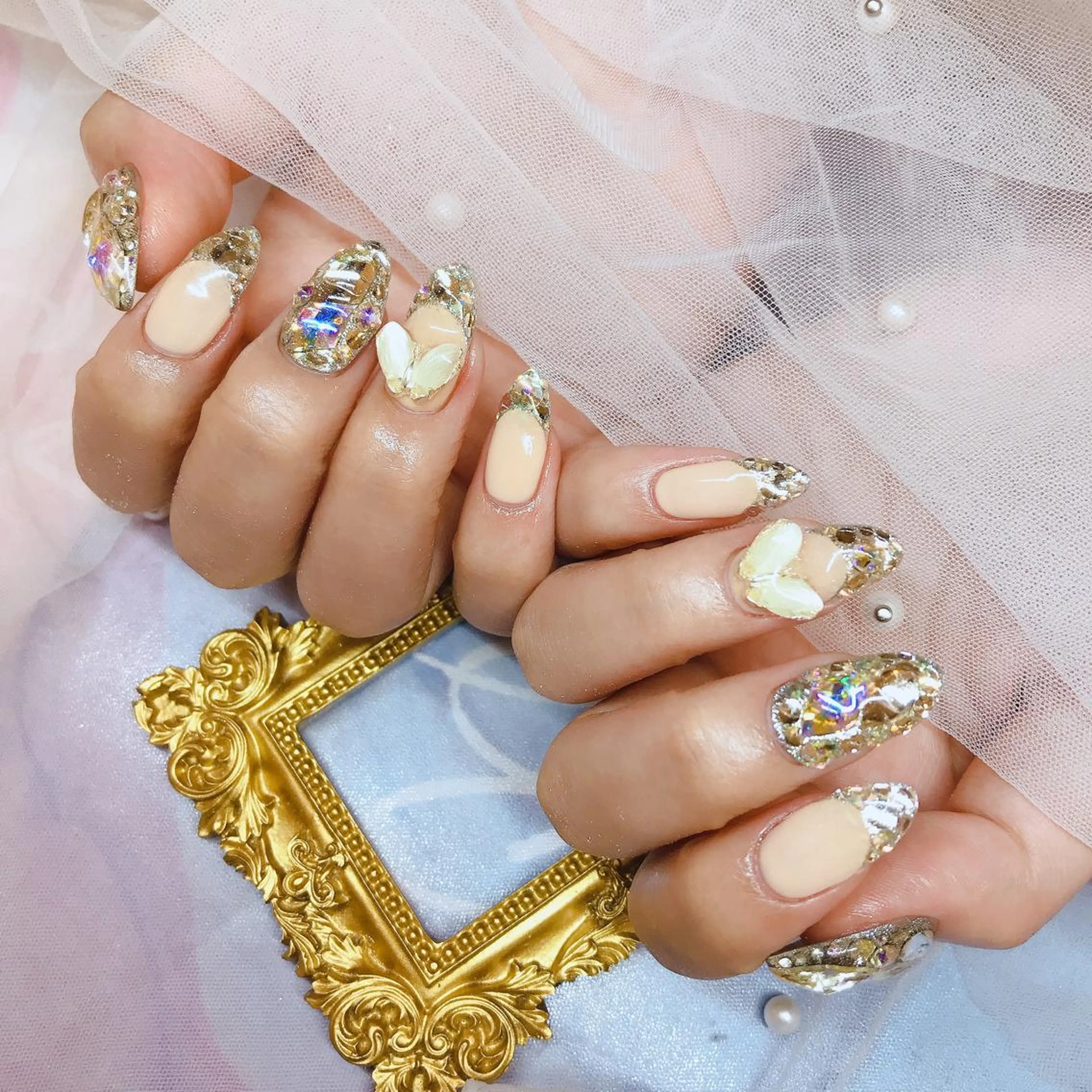 ネイル 長さだし専門店 M2　rikaのネイルデザイン