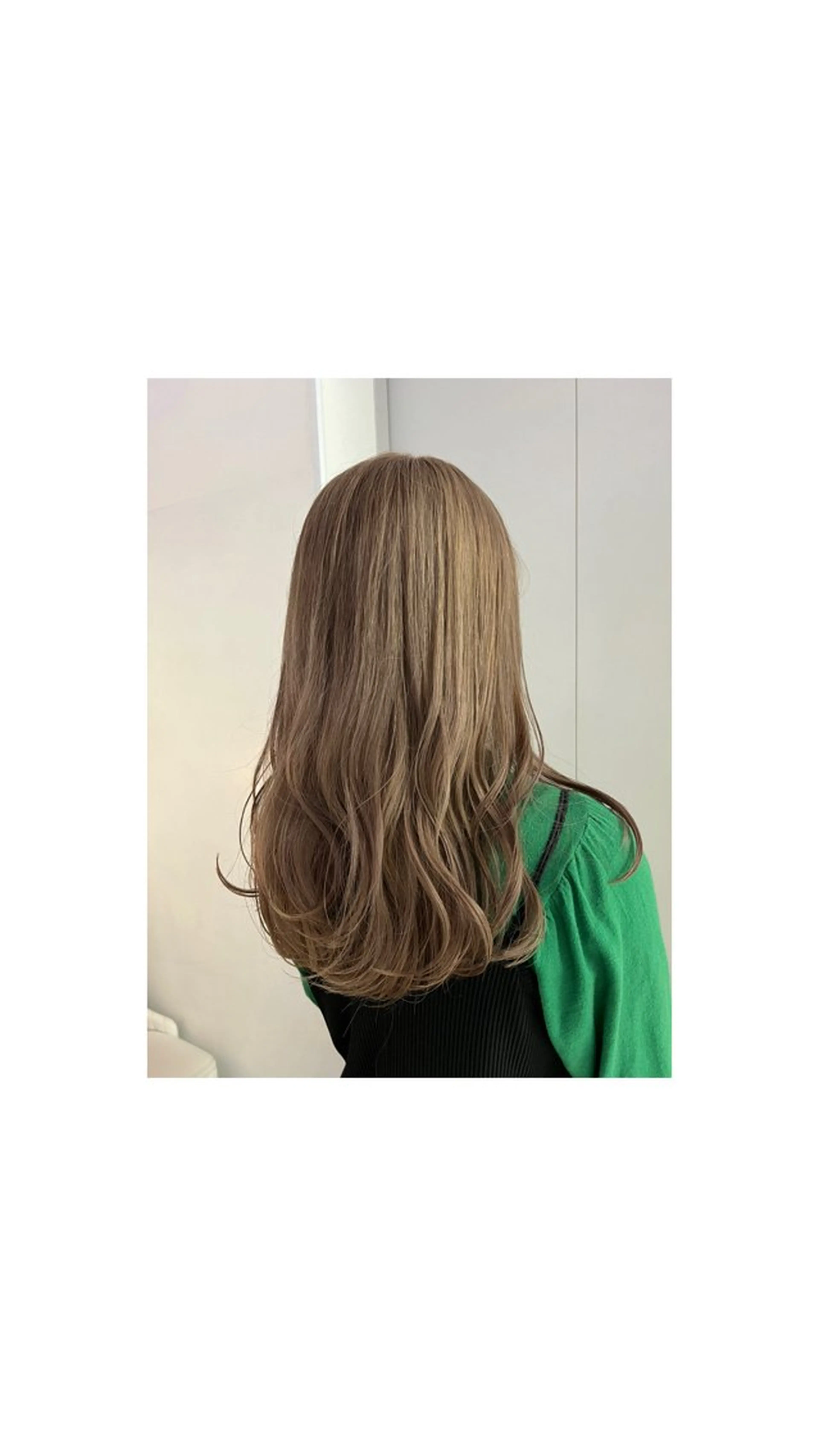カラー Michio Nozawa HAIR SALON Ginza所属・ナカシマ ユヅキのヘアスタイル