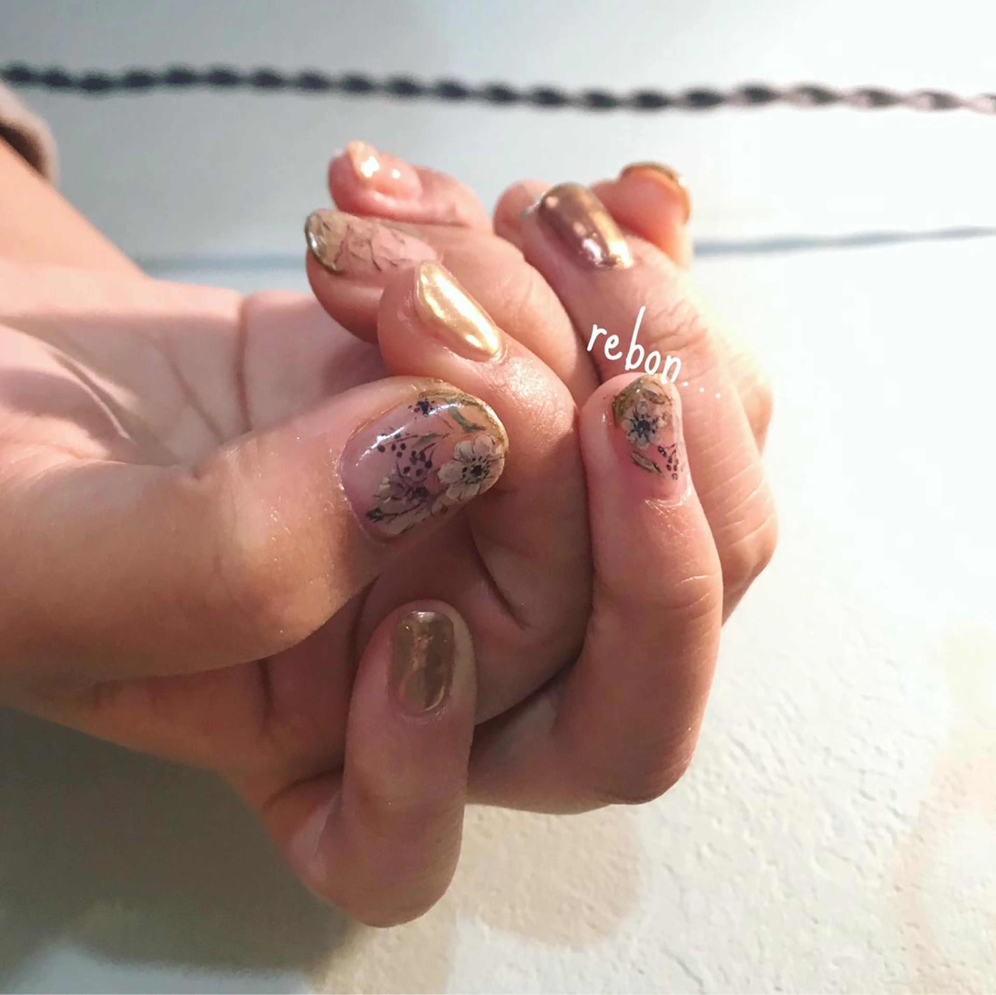 ネイル ハンドネイル フットネイル rebon＊ natsukiのネイルデザイン