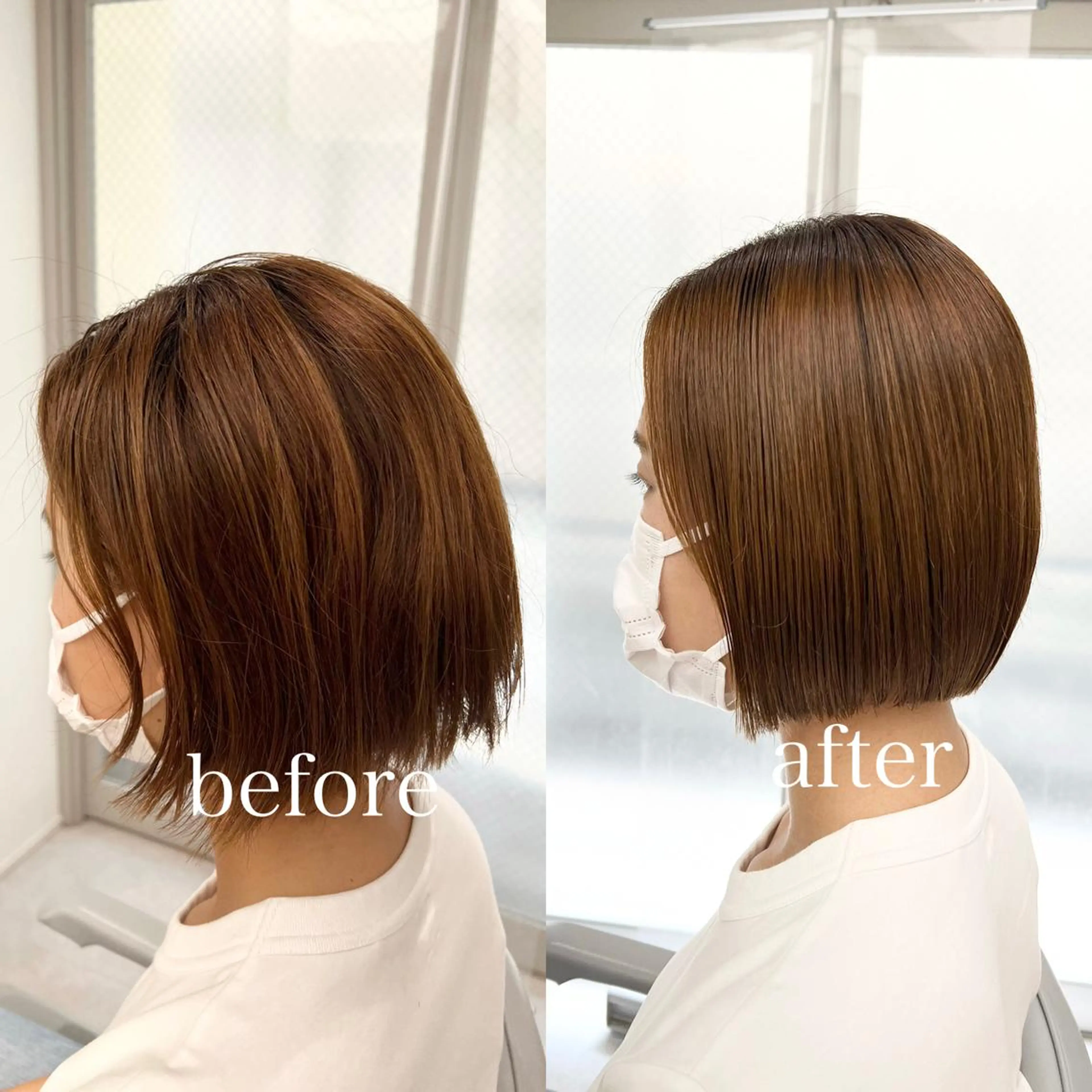 ショート パーマ 【くせ毛さんのお悩み 解決🍀】栗橋のヘアスタイル