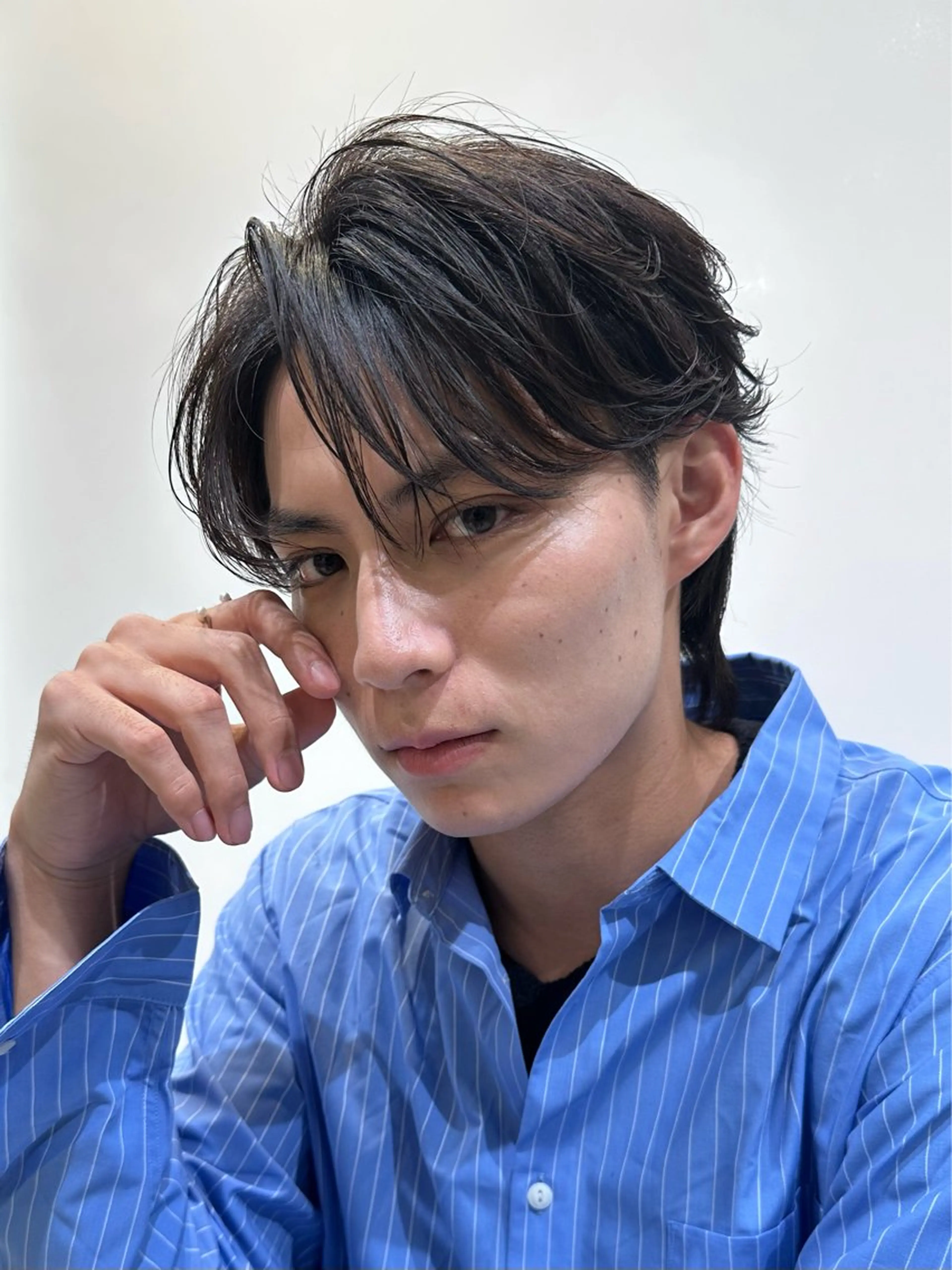 ショート パーマ 池袋センターパート No.1 裕大のヘアスタイル