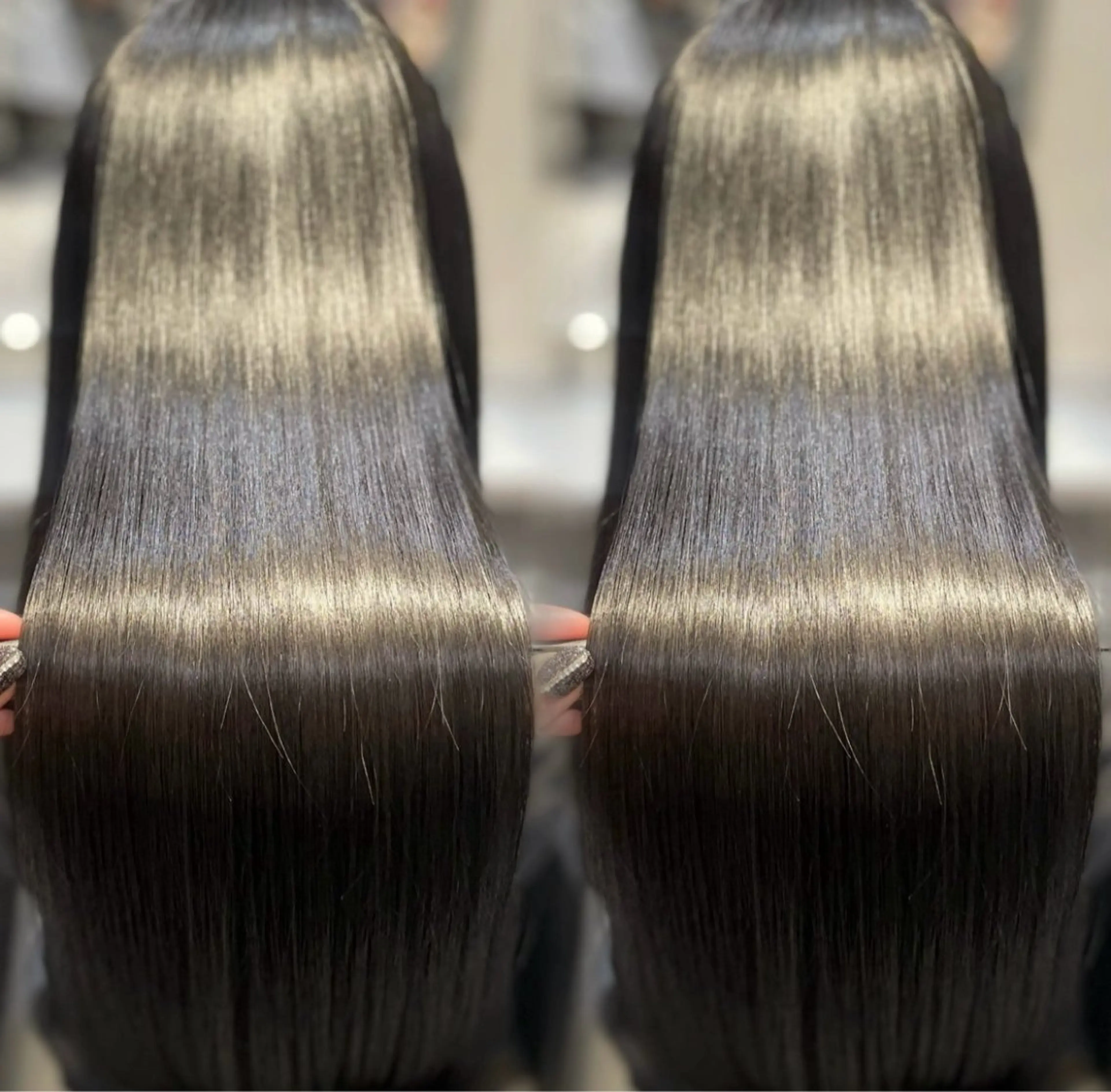 ロング ヘアカラー トリートメント 髪質改善×透明感× 艶髪🥀HIYORIのヘアスタイル