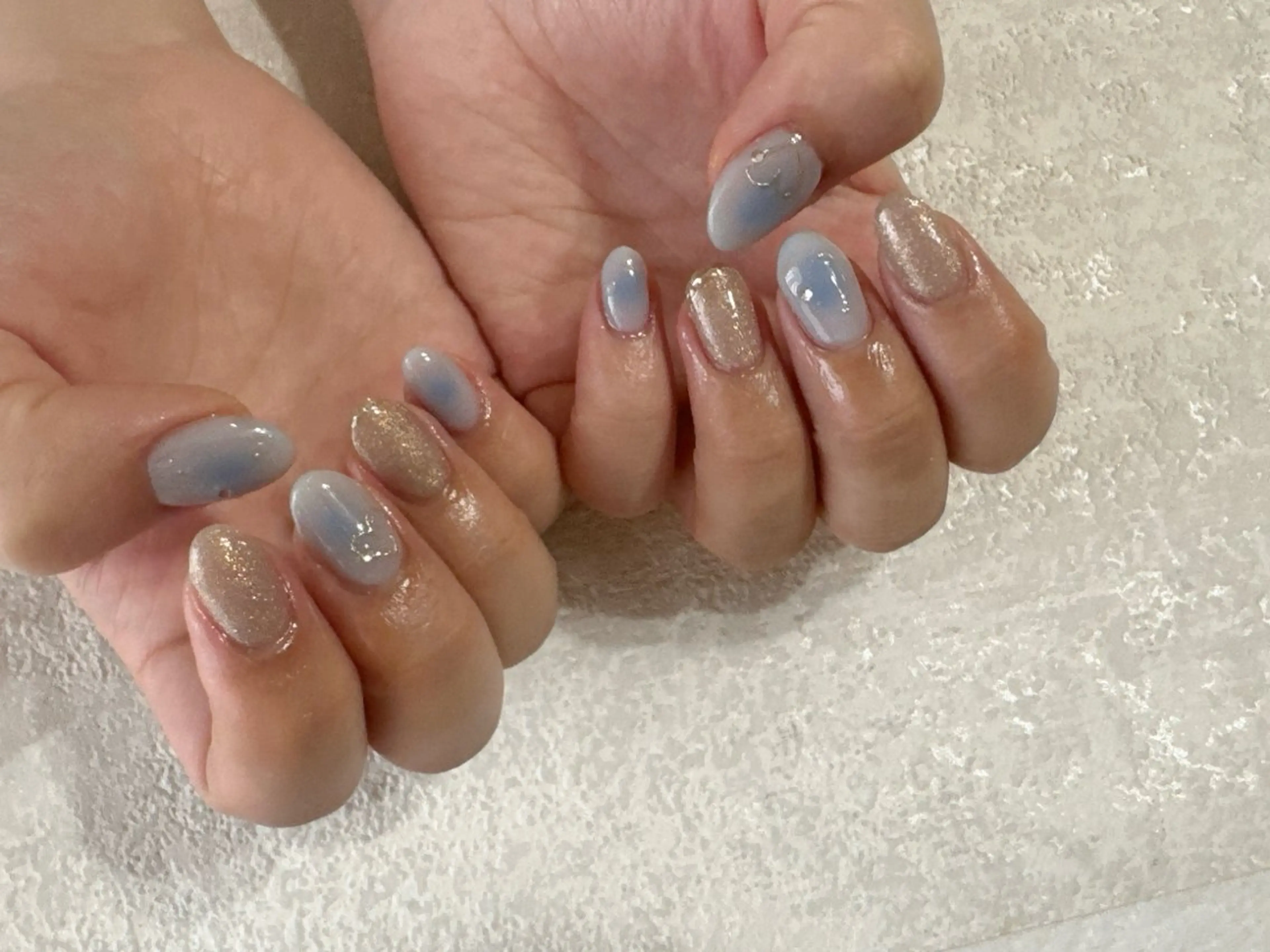 ネイル オーロラネイル チークネイル フットネイル フレンチネイル ジェルネイル kikinail 溝の口のネイルデザイン