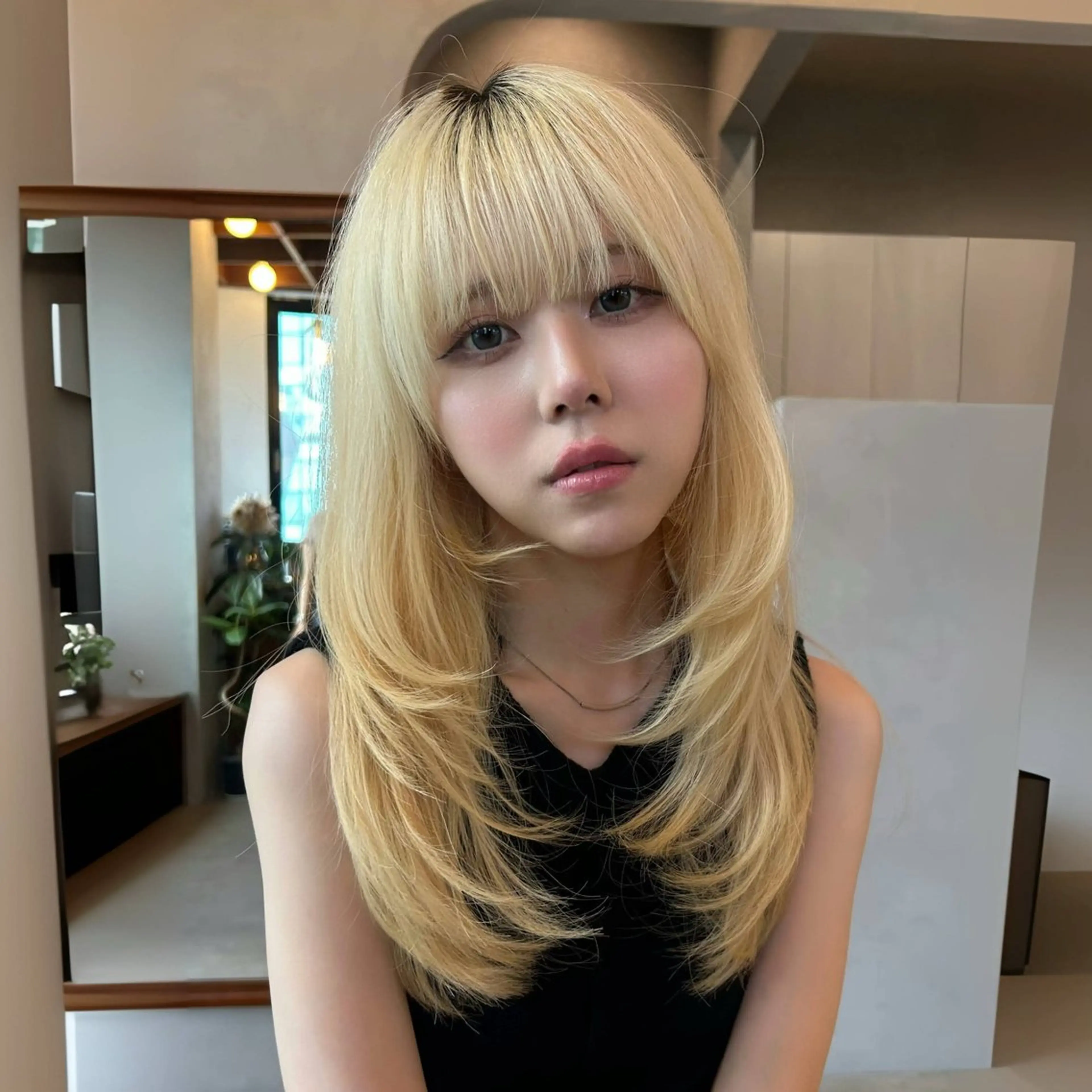 ロング カラー 透明感カラー/ ボブ/レイヤー/小林のヘアスタイル