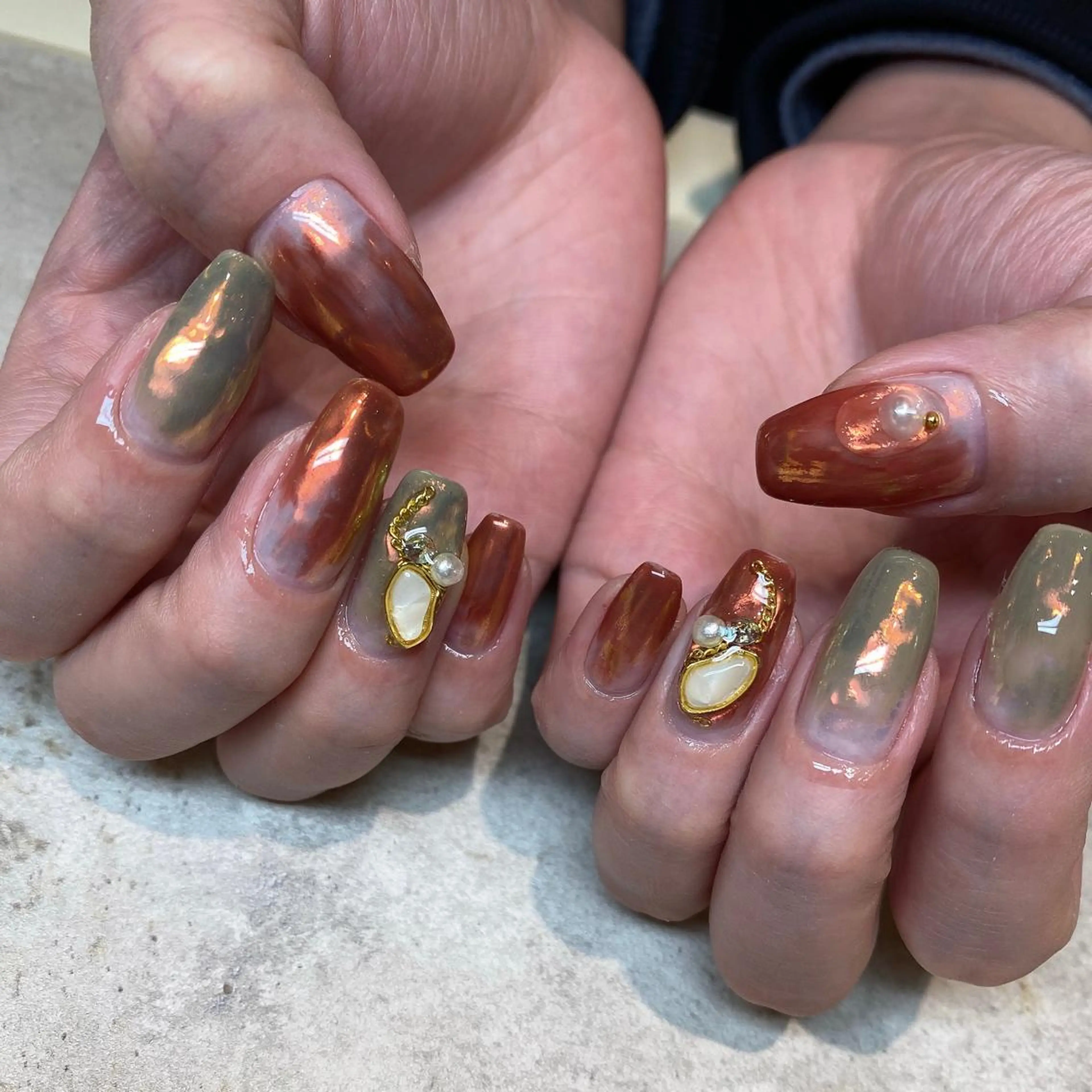 ネイル among アマン所属・lecoa_ kana／amongのネイルデザイン