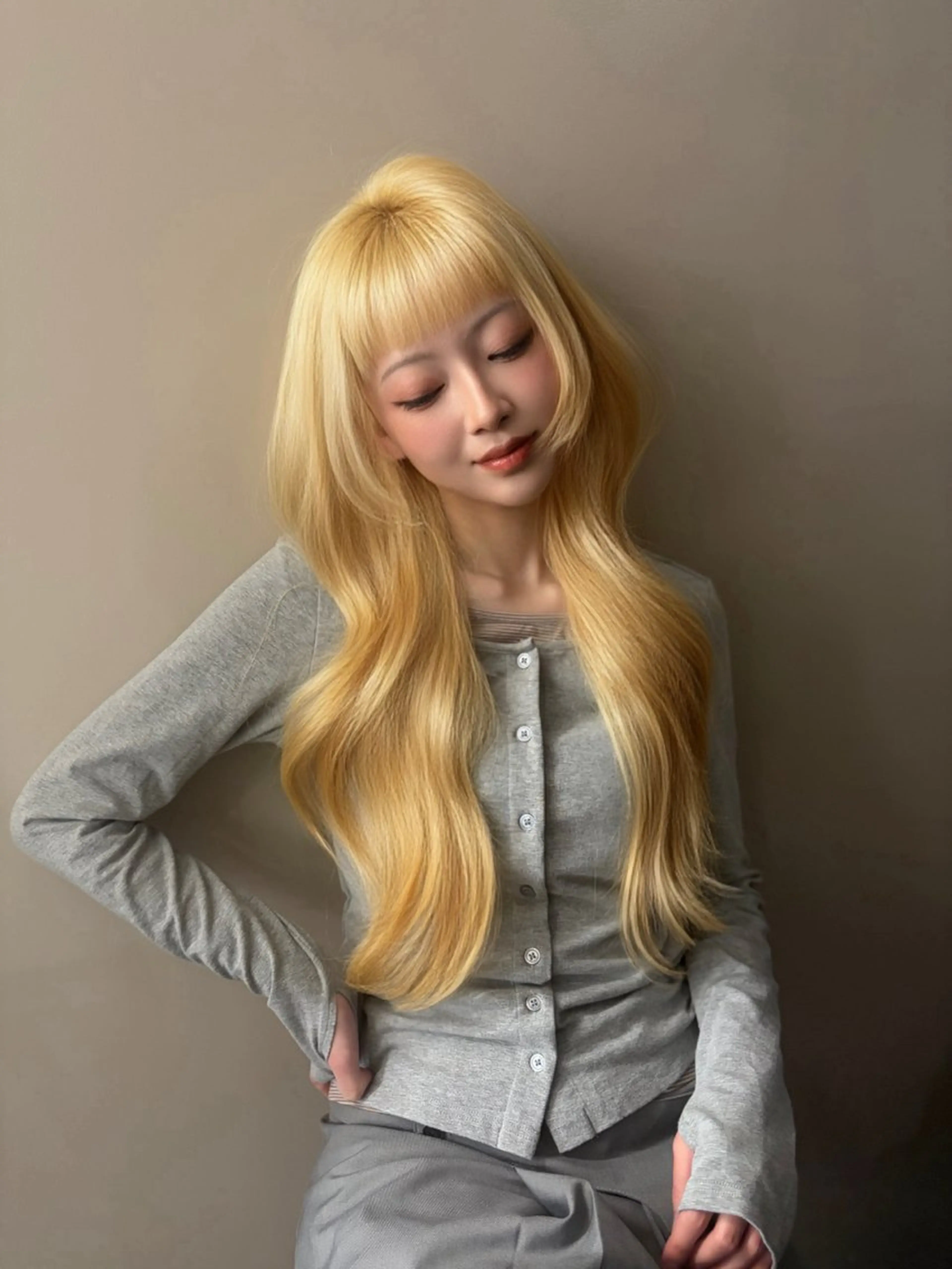 ロング カラー ヘアアレンジ CORE新宿所属・CORE よしえのヘアスタイル