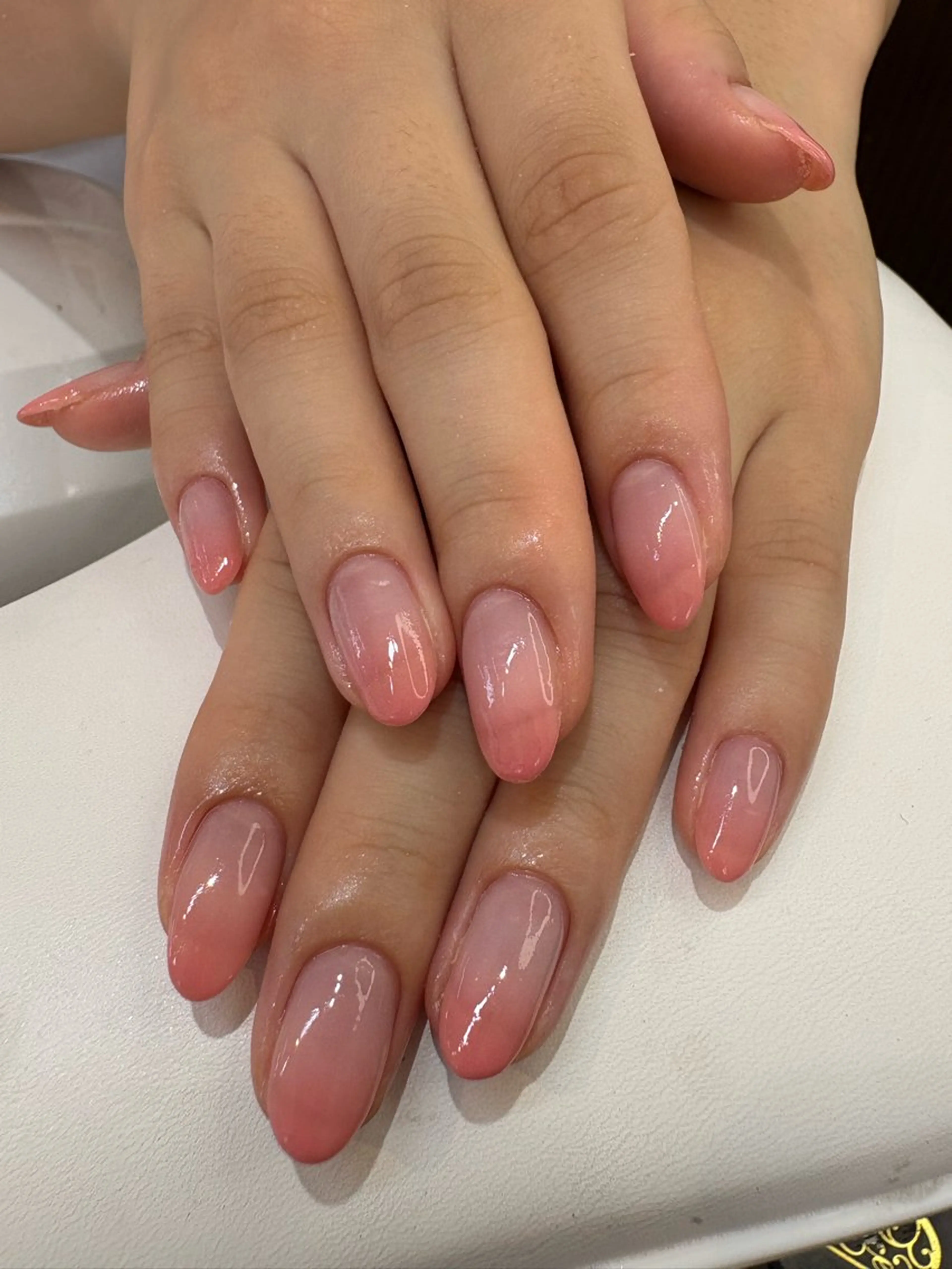 ネイル グラデーション ピンク ハンドネイル marl -Msisnailsalon-甲子園店【マール】所属・marl あやかのネイルデザイン