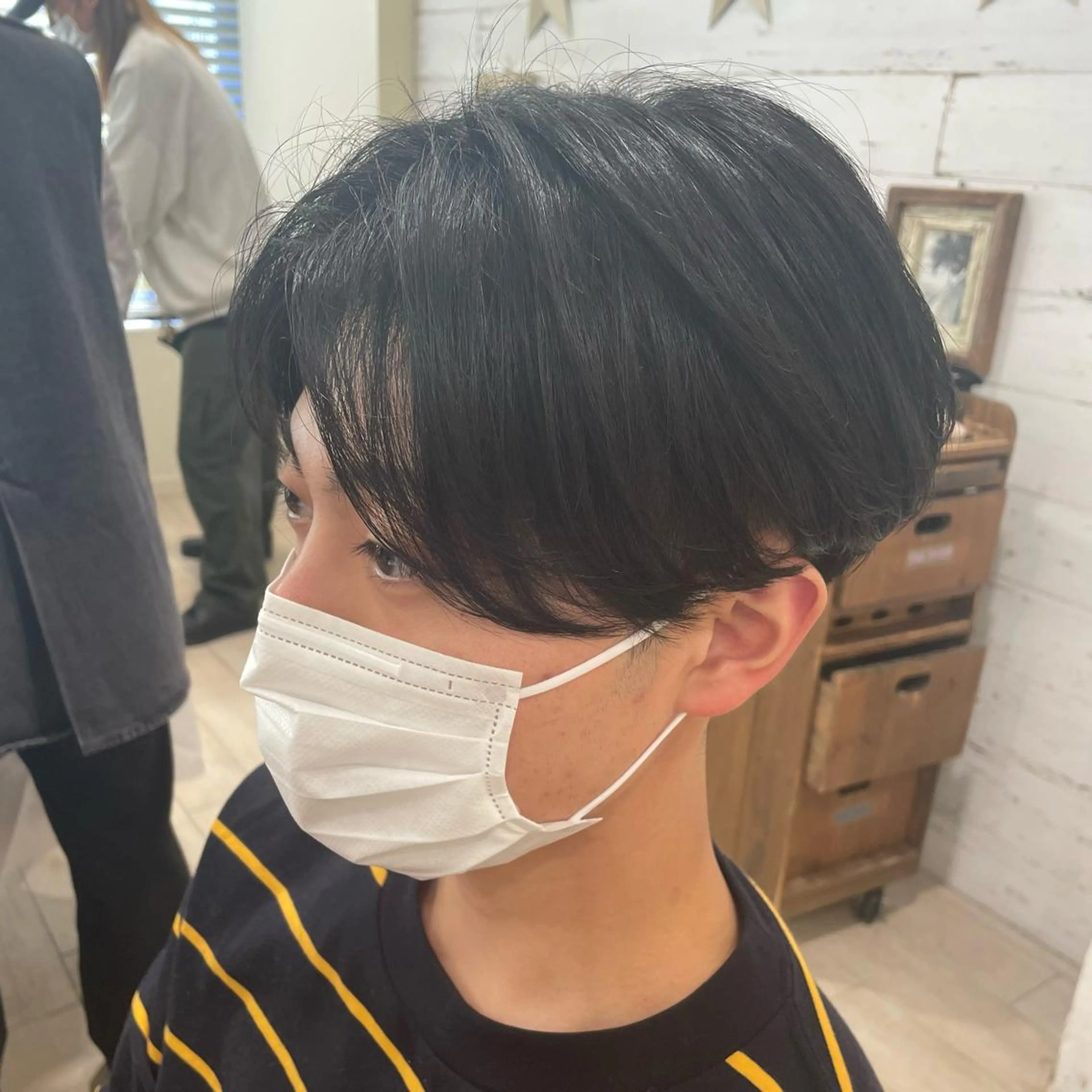 👼メンズカット＋真っ直ぐすぎないストレート👼の写真