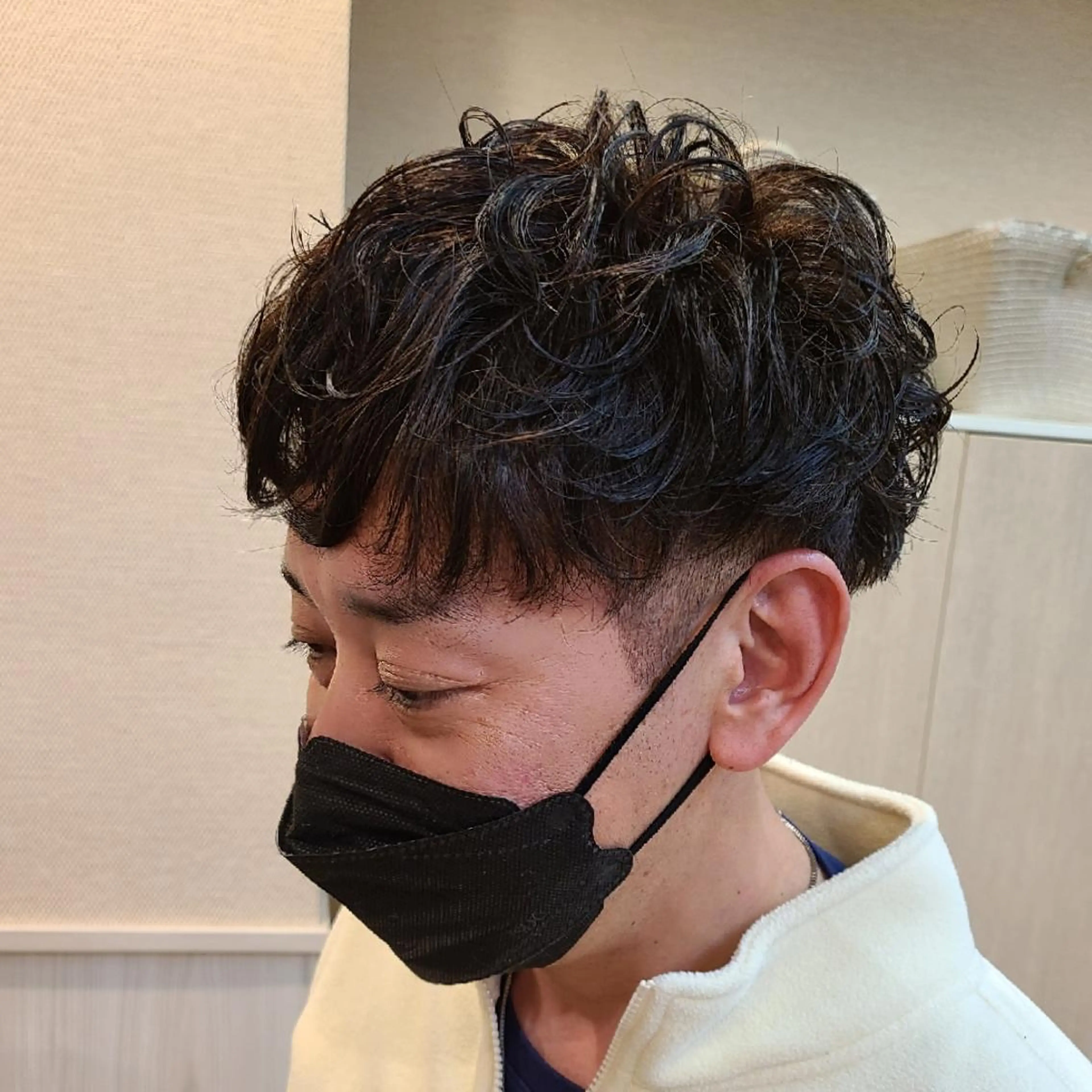 ショート パーマ メンズ メンズパーマ カット パーマ 【ネウィ天王寺 】seiyaのヘアスタイル