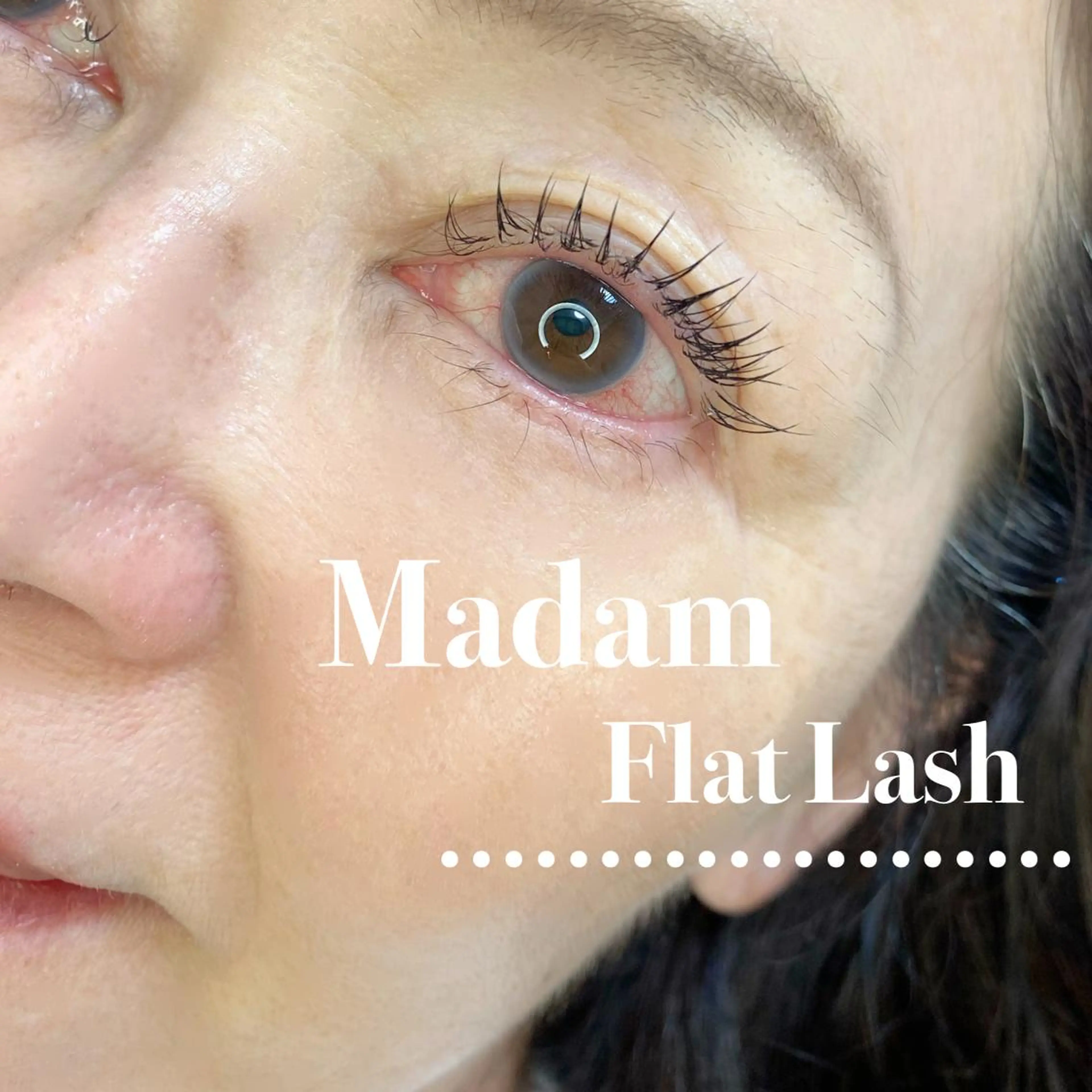 マツエク・マツパ フラットラッシュ マツエク lieupré 池上涼佳🪽のマツエク・マツパデザイン