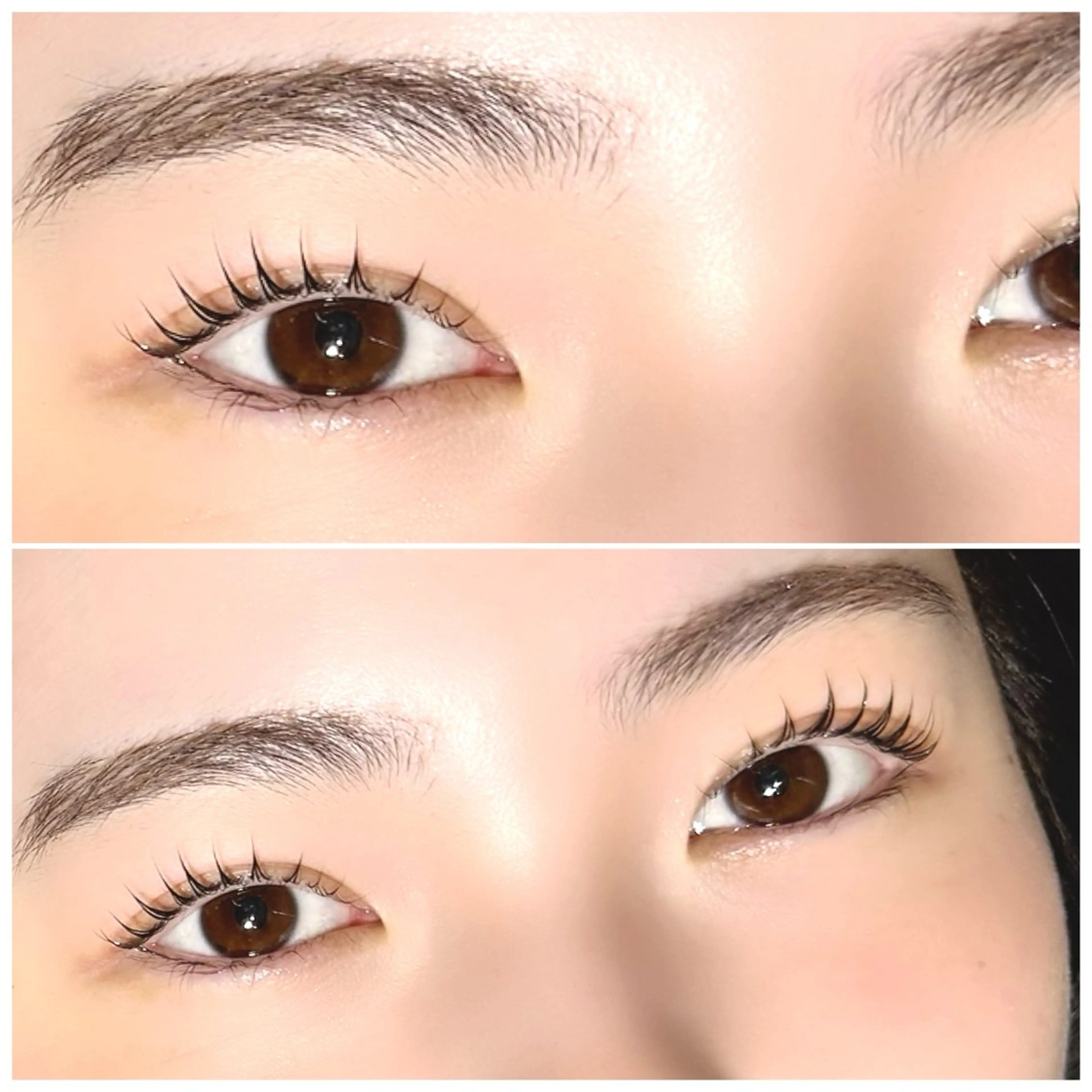 マツエク・マツパ 束感まつ毛 まつげパーマ 一重×まつ毛パーマ マツパ eyelist moe｡✧｡･ﾟのマツエク・マツパデザイン