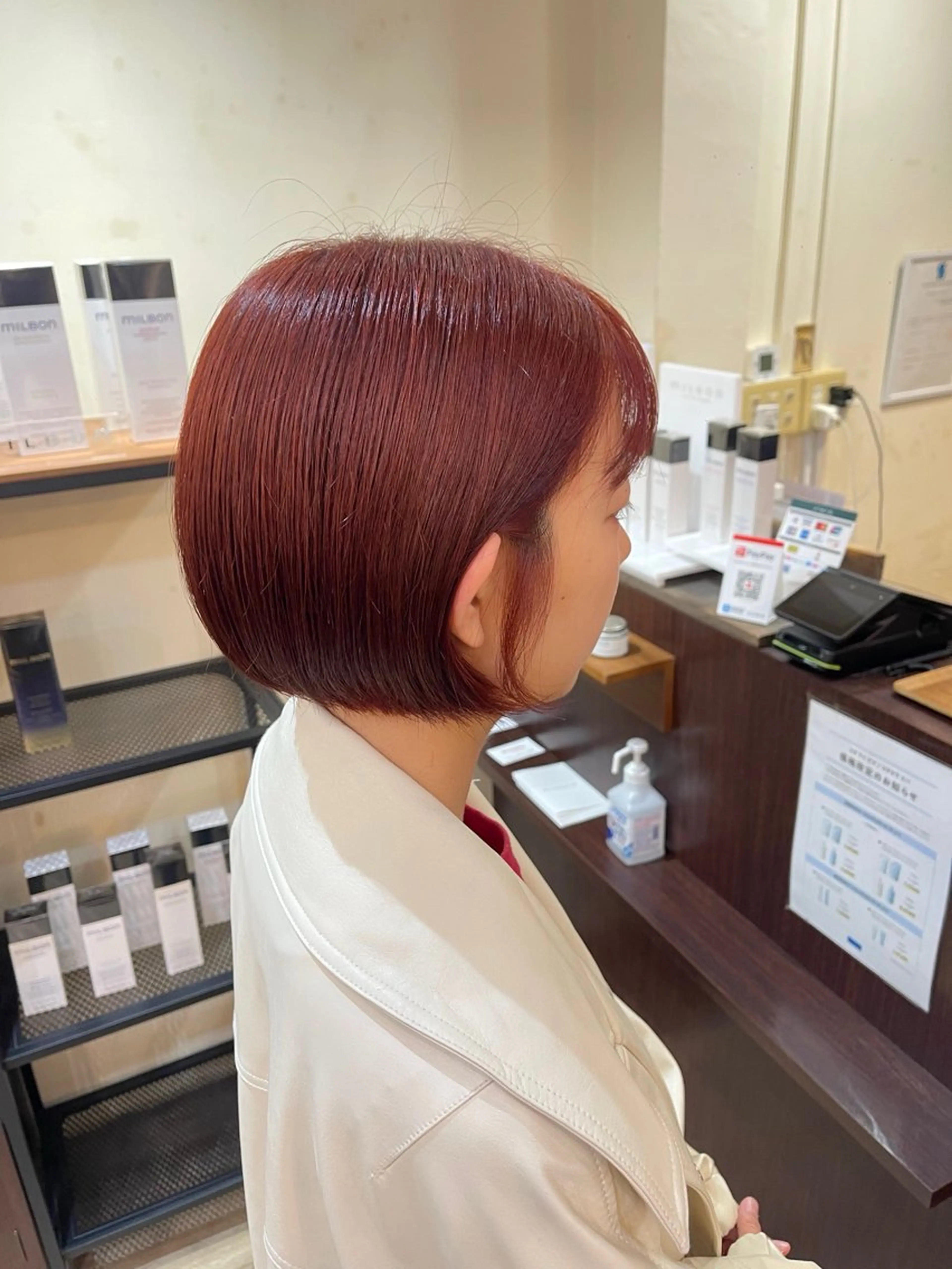 カラー ヘアカラー トリートメント envogue ゆりのヘアスタイル