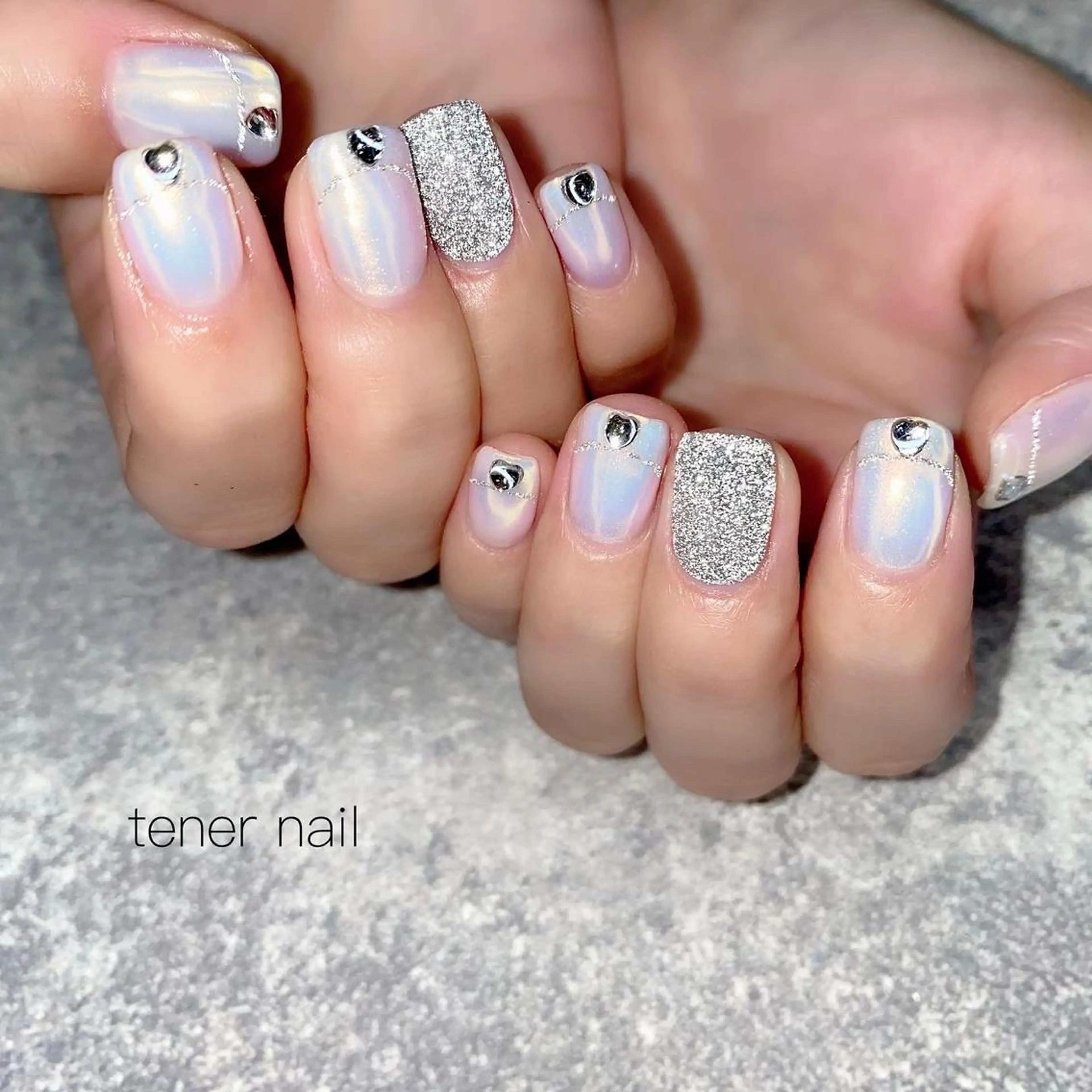 ネイル フラッシュネイル ラメ(グリッター) tener  nail  テネルネイル所属・テネルネイル tener nailのネイルデザイン