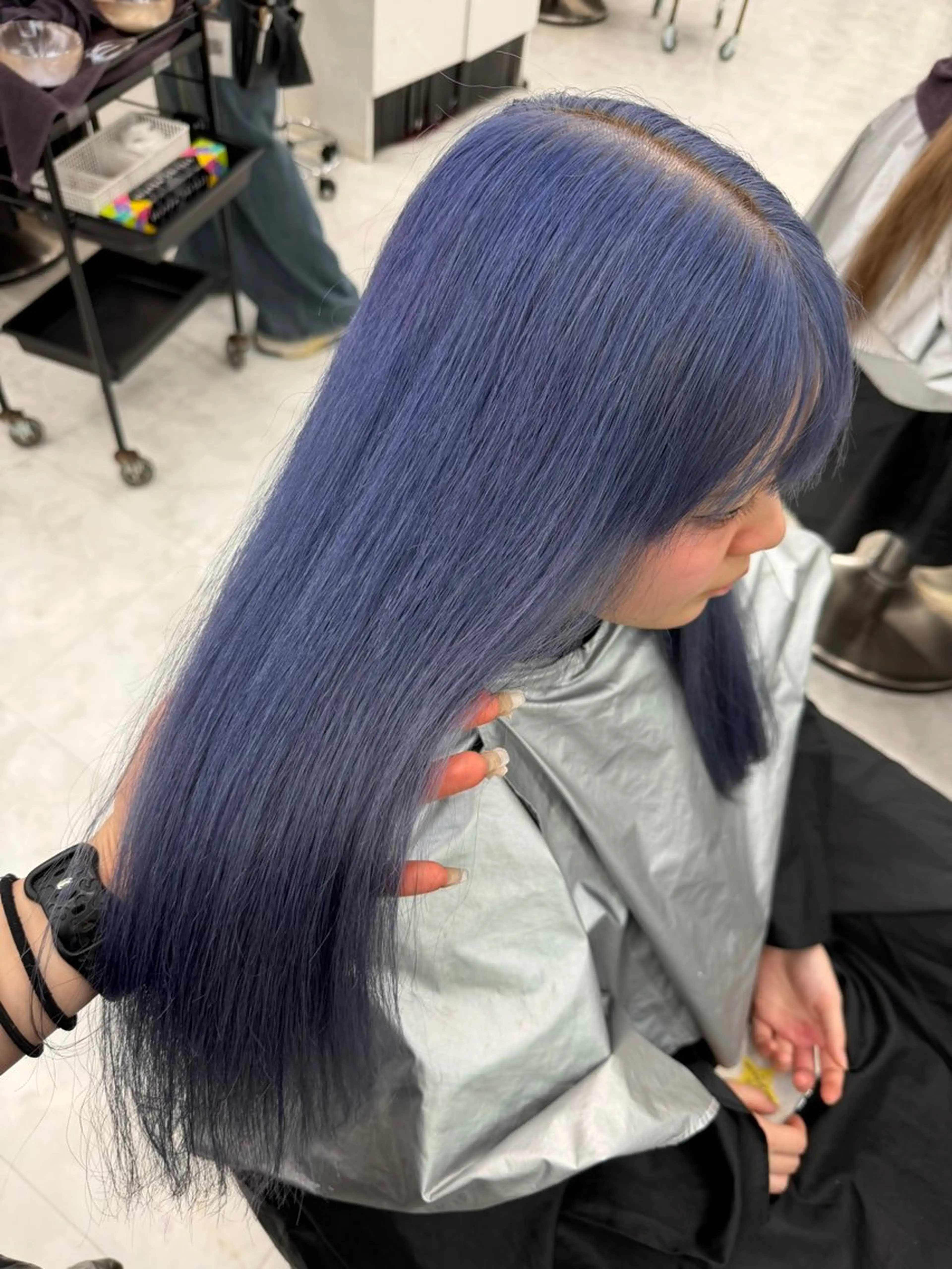 カラー ヘアカラー 透ける透明感カラー 🤍anju🎀のヘアスタイル