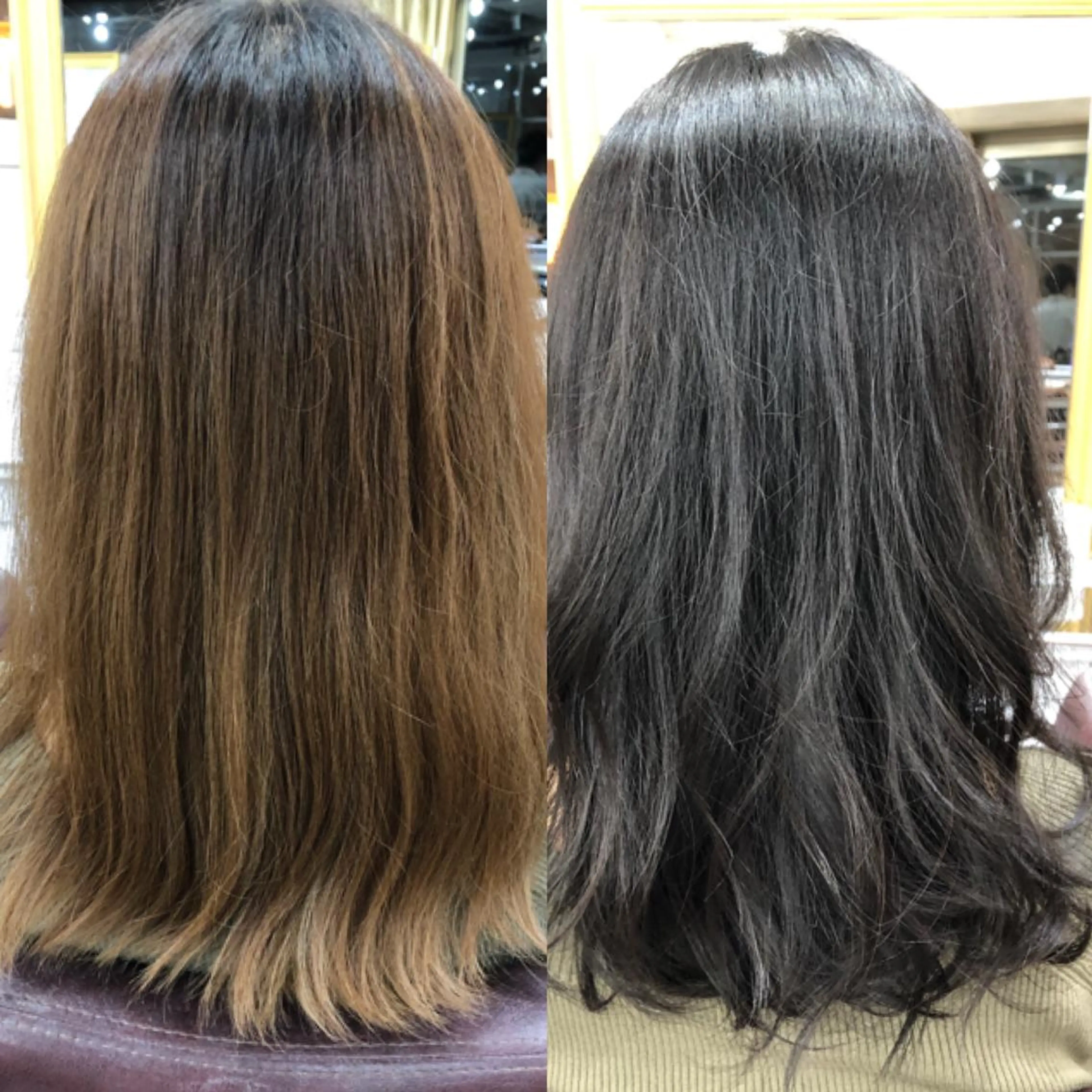 セミロング カラー グレージュ レイヤー×髪質改善✨ 渋谷/佐藤侑哉のヘアスタイル