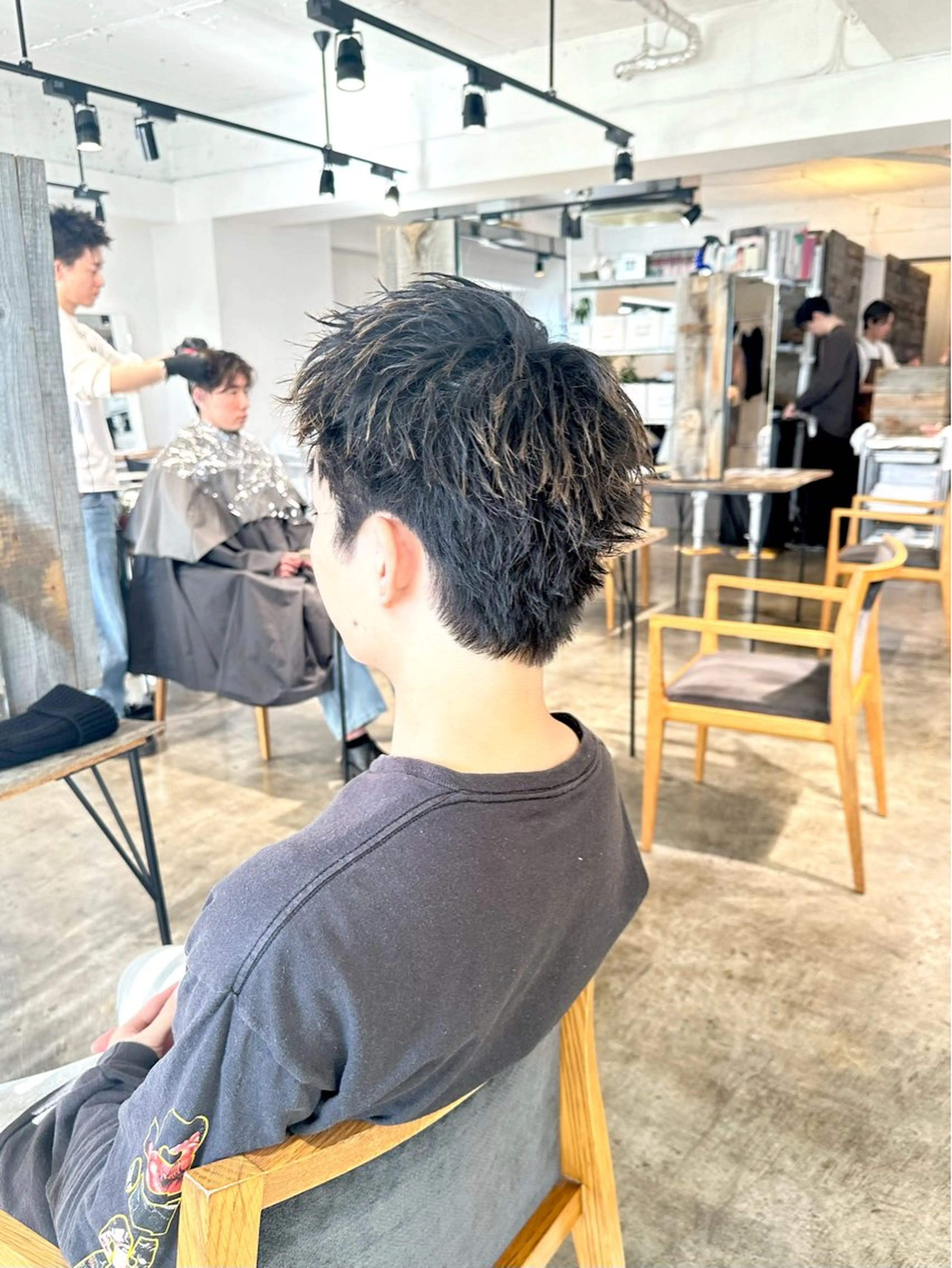 メンズ メンズパーマ メンズショート スパイキーショート 刈り上げ カット 骨格補正施術/メンズ 専門美容師/YUYAのヘアスタイル