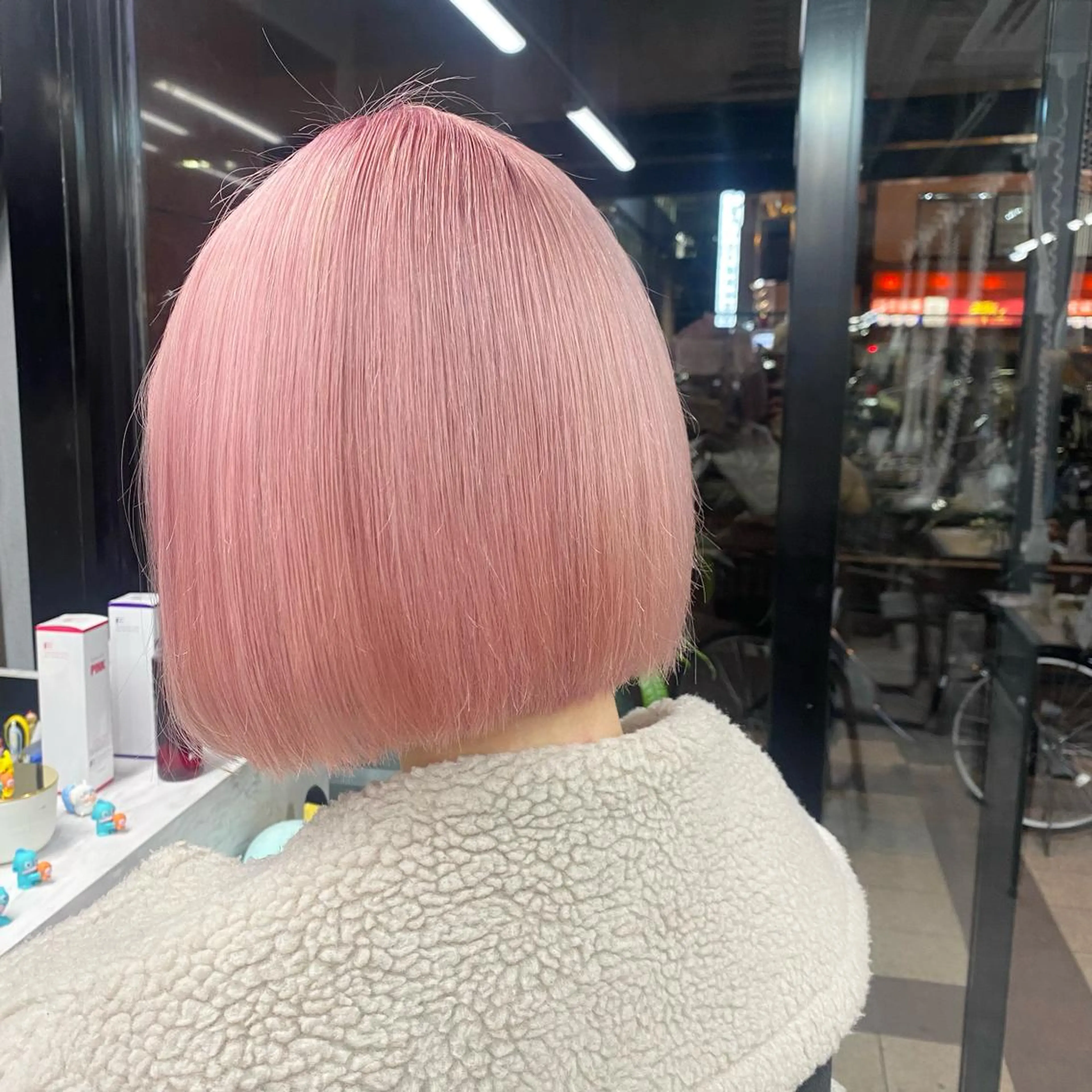 カラー ピンクカラー ヘアカラー Seleneコウキ ブリーチ/ハイトーンのヘアスタイル