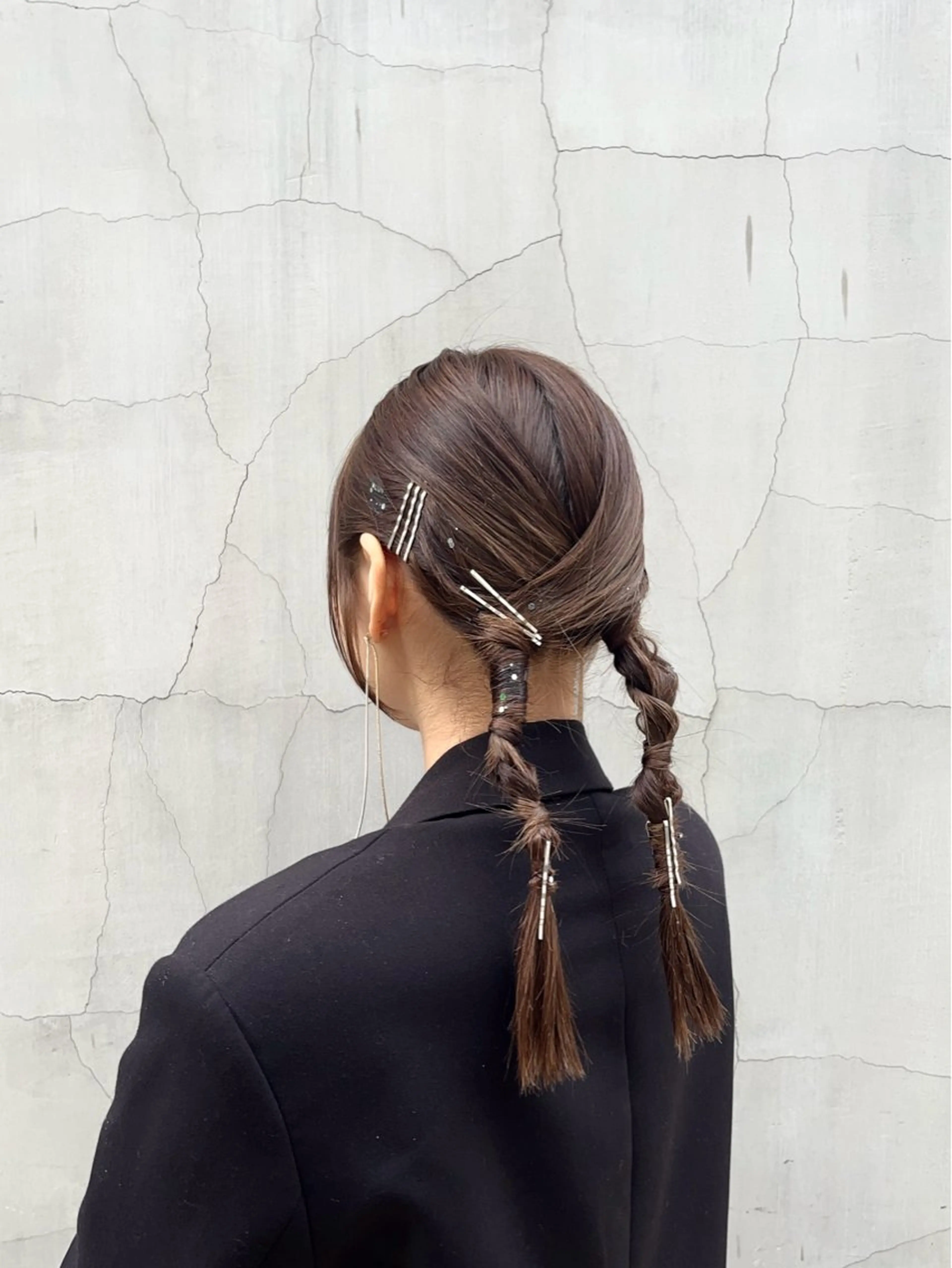 ミディアム 卒業式のヘアスタイル ヘアセット レイヤー×透明感 ヘアセット/ミサトのヘアスタイル