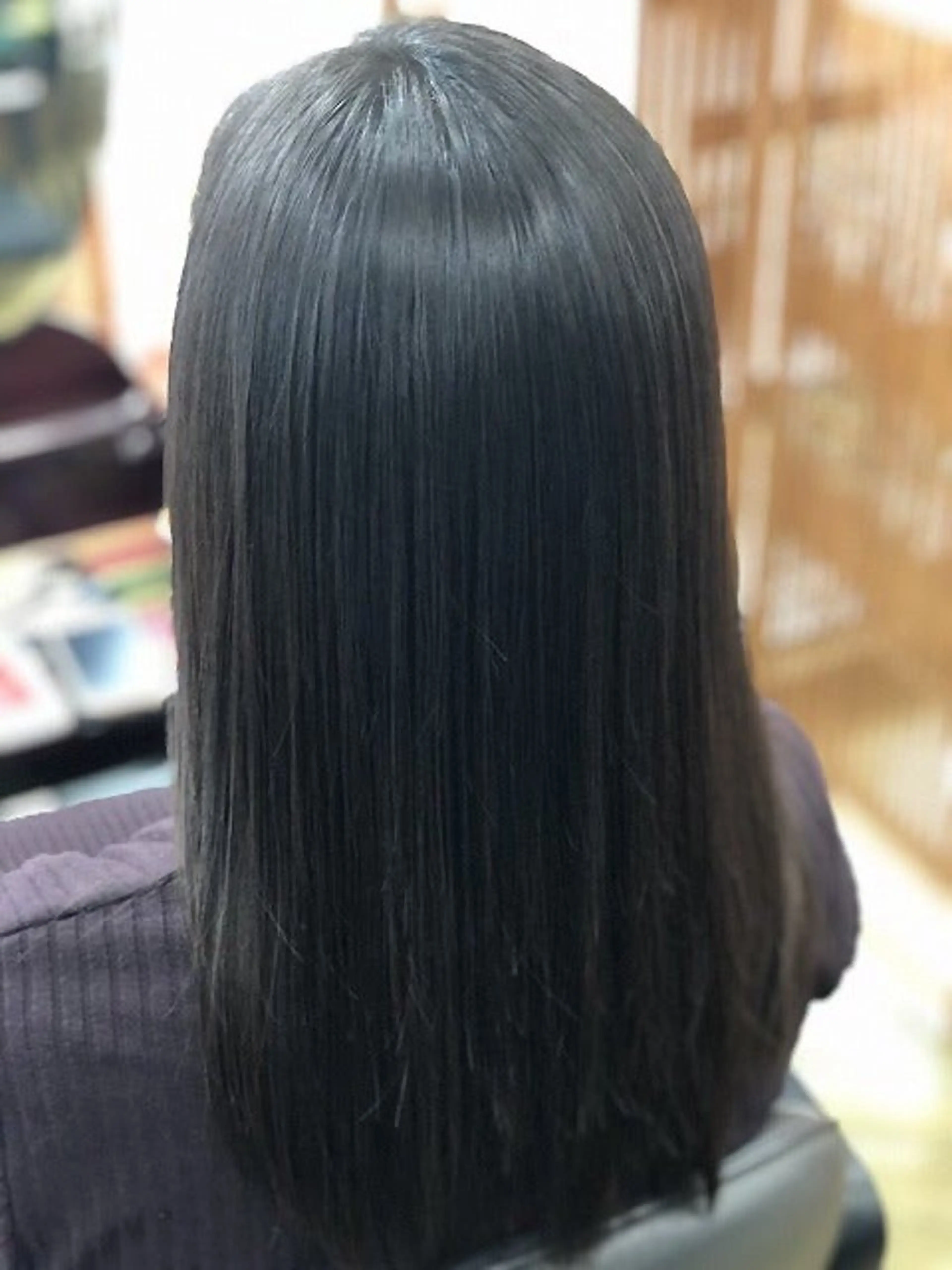 ロング 酸性ストレート カラー損傷毛縮毛矯正 ツイストスパ佐藤昭利のヘアスタイル