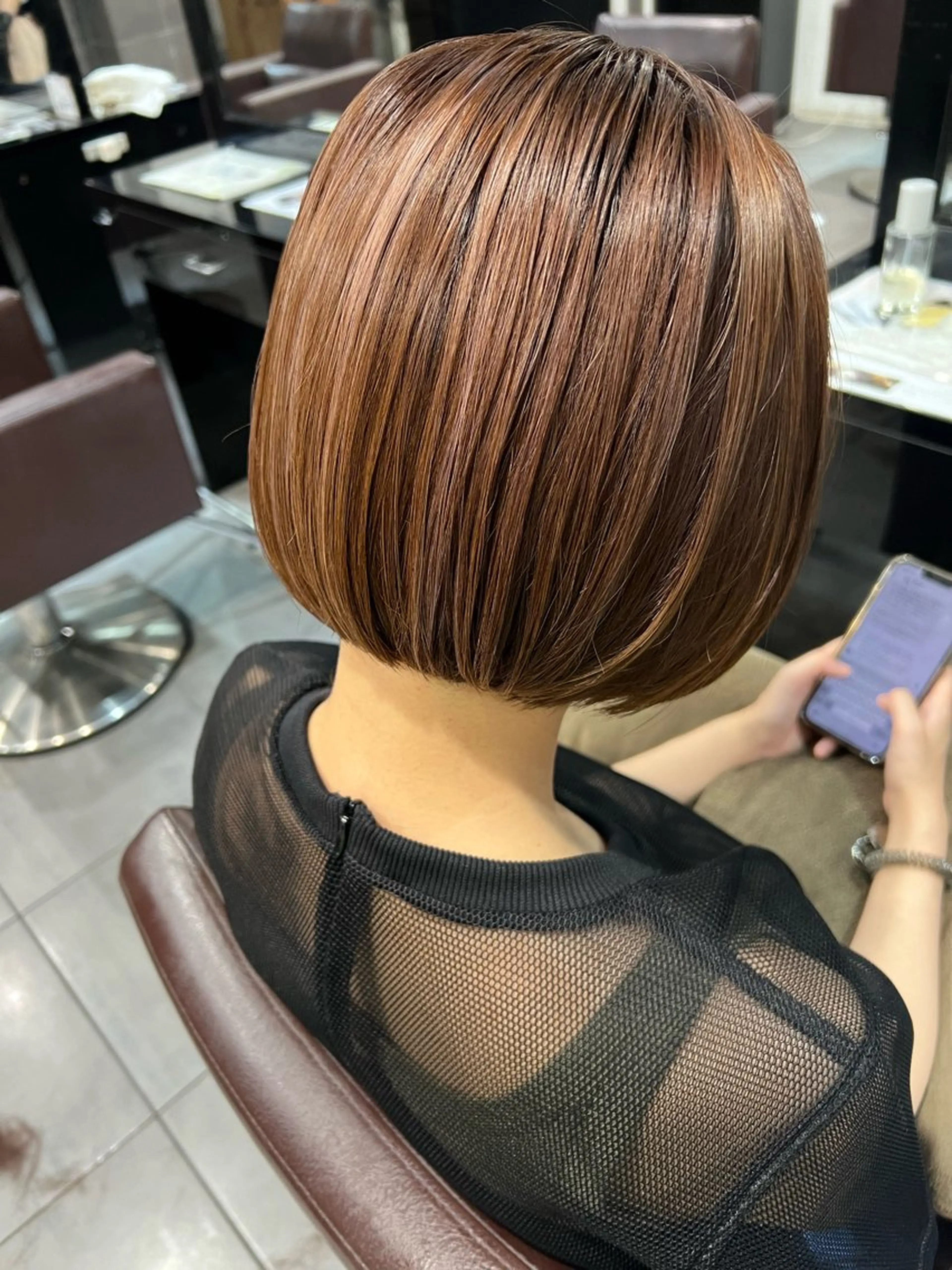 ショート カット ヘアカラー トリートメント レイヤー/似合わせ /もえ🍊のヘアスタイル