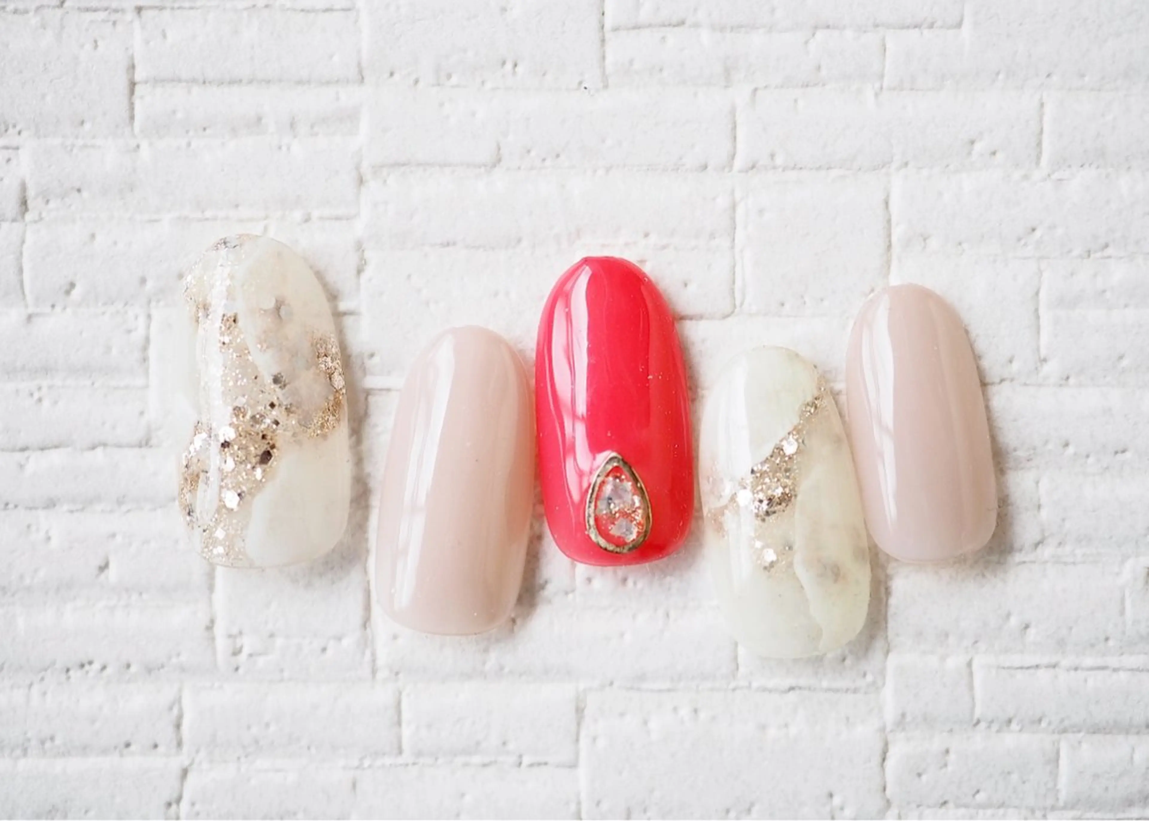 ネイル ハンドネイル トップネイリスト Ribbon立川店のネイルデザイン