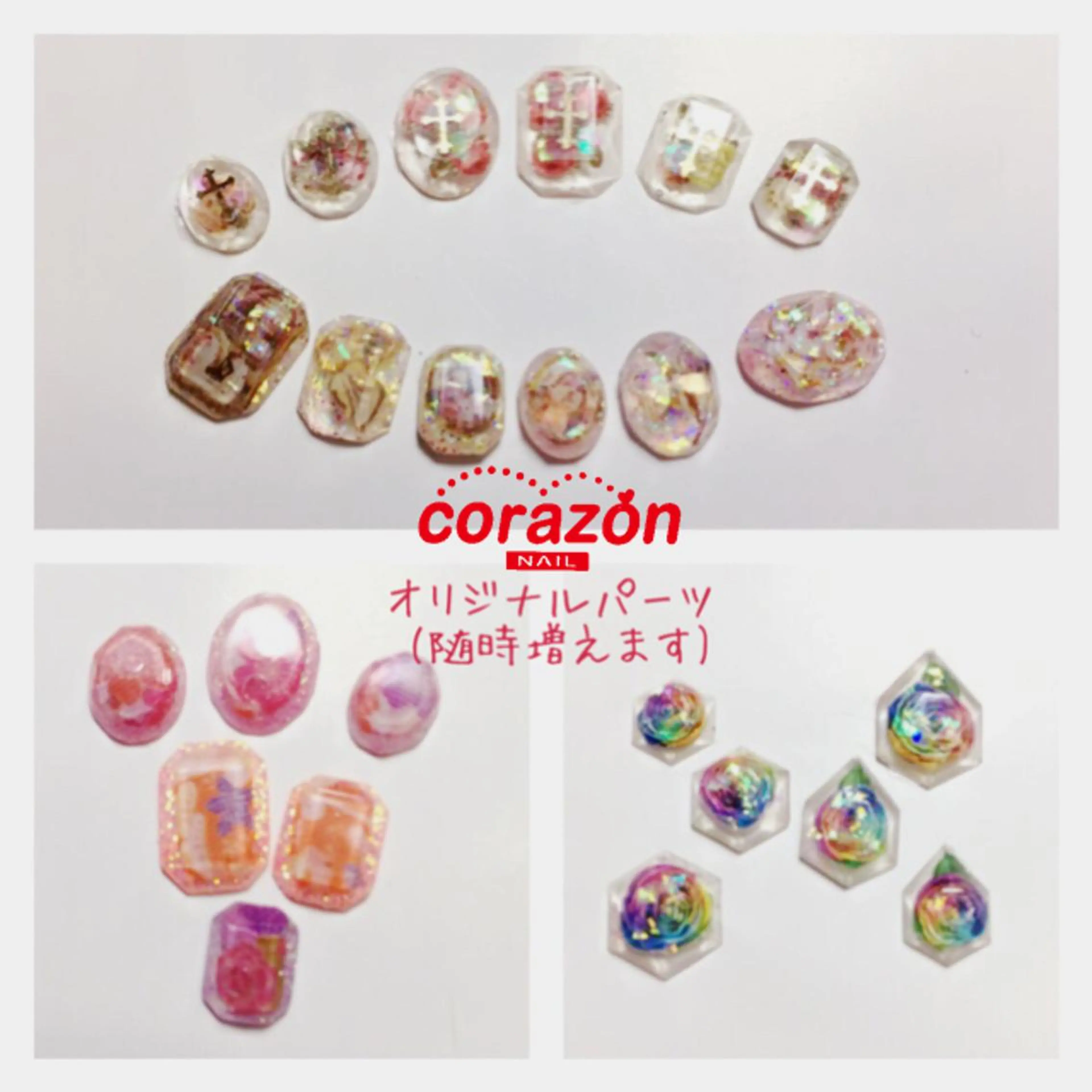 ネイル アートネイル パステルネイル ストーンネイル corazon所属・ネイリスト aicoのネイルデザイン