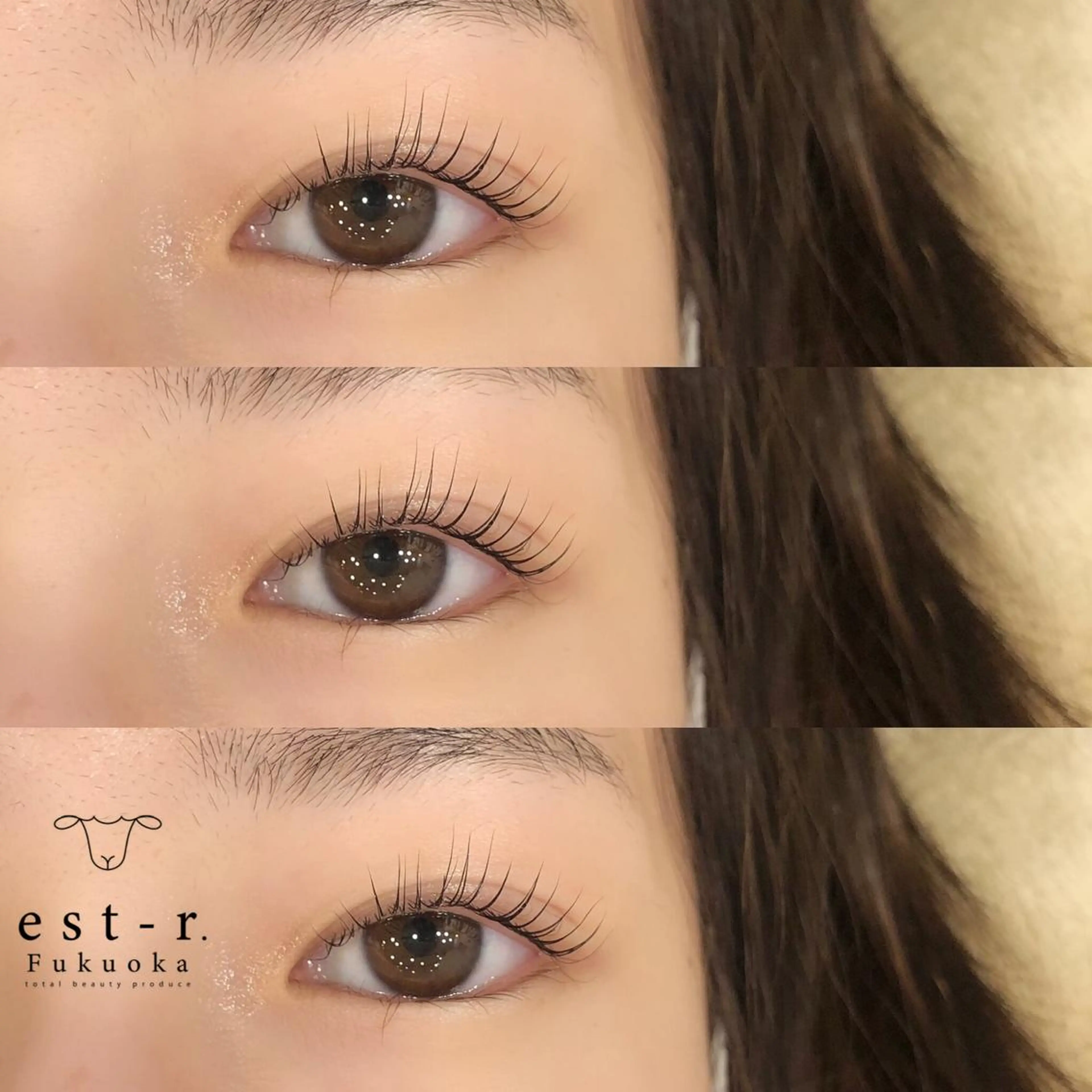 マツエク・マツパ フラットラッシュ パリジェンヌラッシュリフト まつげパーマ 下まつげエクステ 一重×まつ毛パーマ マツパ Riho/博多/ まつげパーマ/LEDのマツエク・マツパデザイン