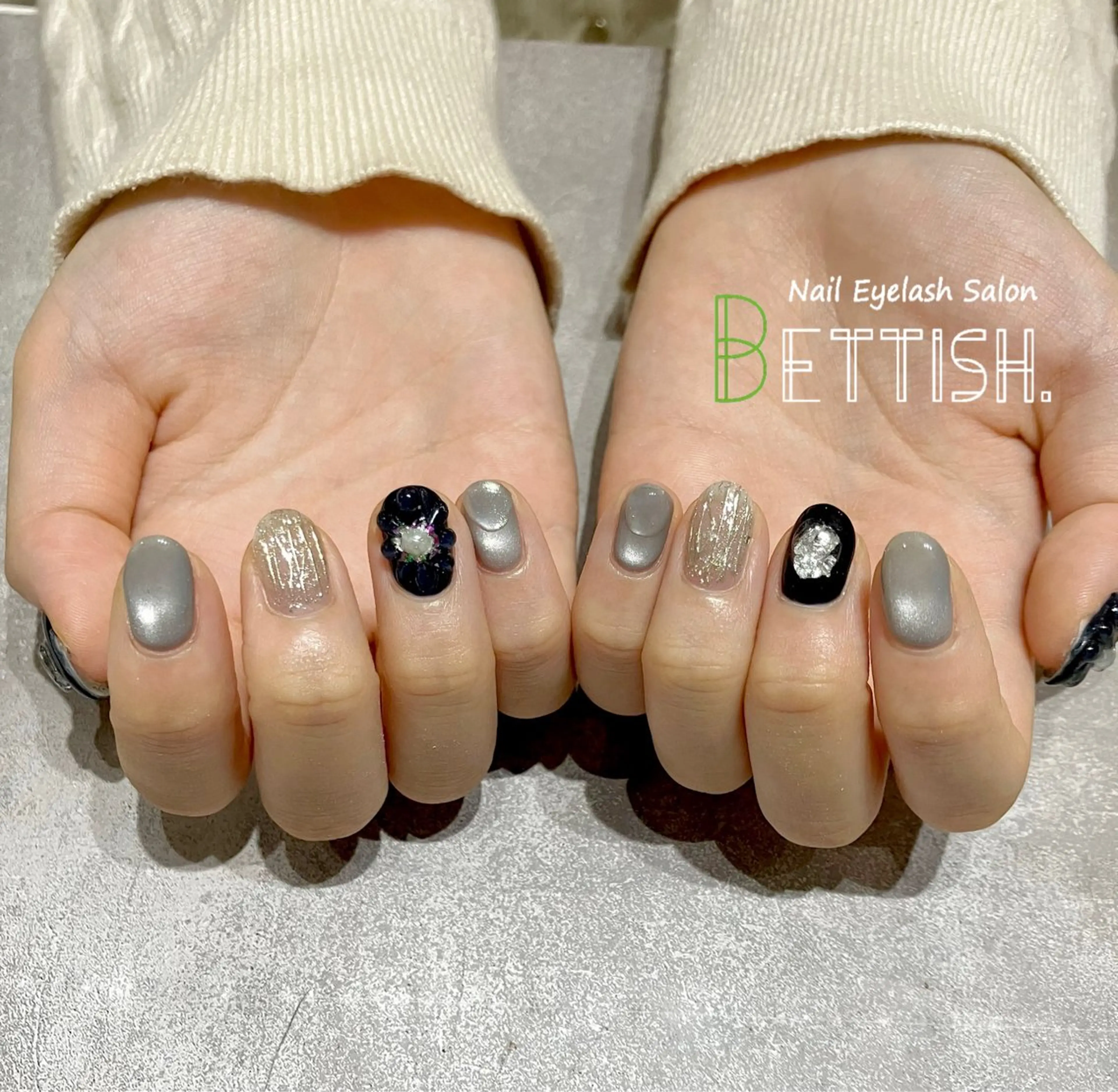 ネイル ネイビー ハンドネイル BETTISH. KUMIKO☺︎︎のネイルデザイン