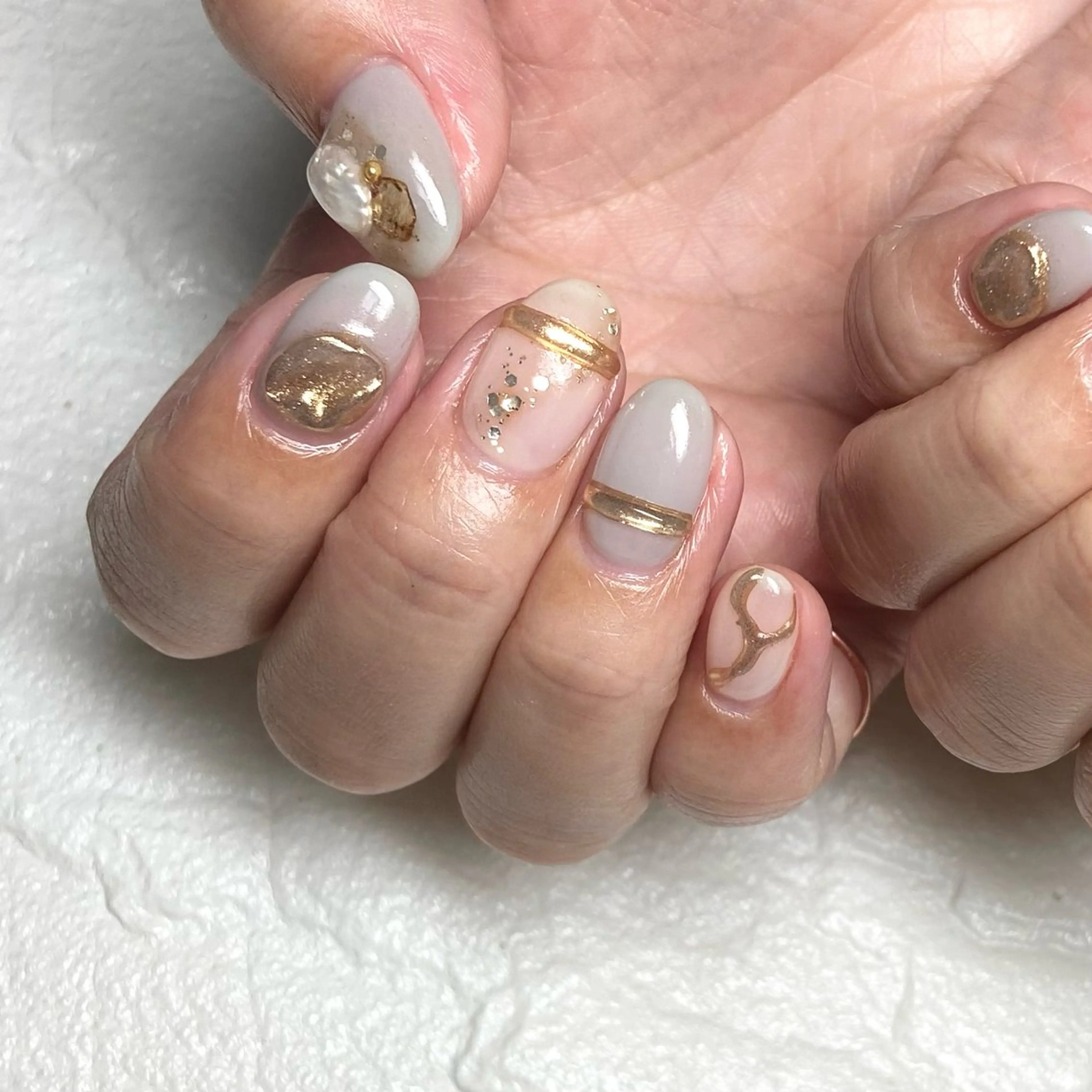ネイル ニュアンスネイル m美.所属・m美.ーエムミー 【nail&eye】のネイルデザイン
