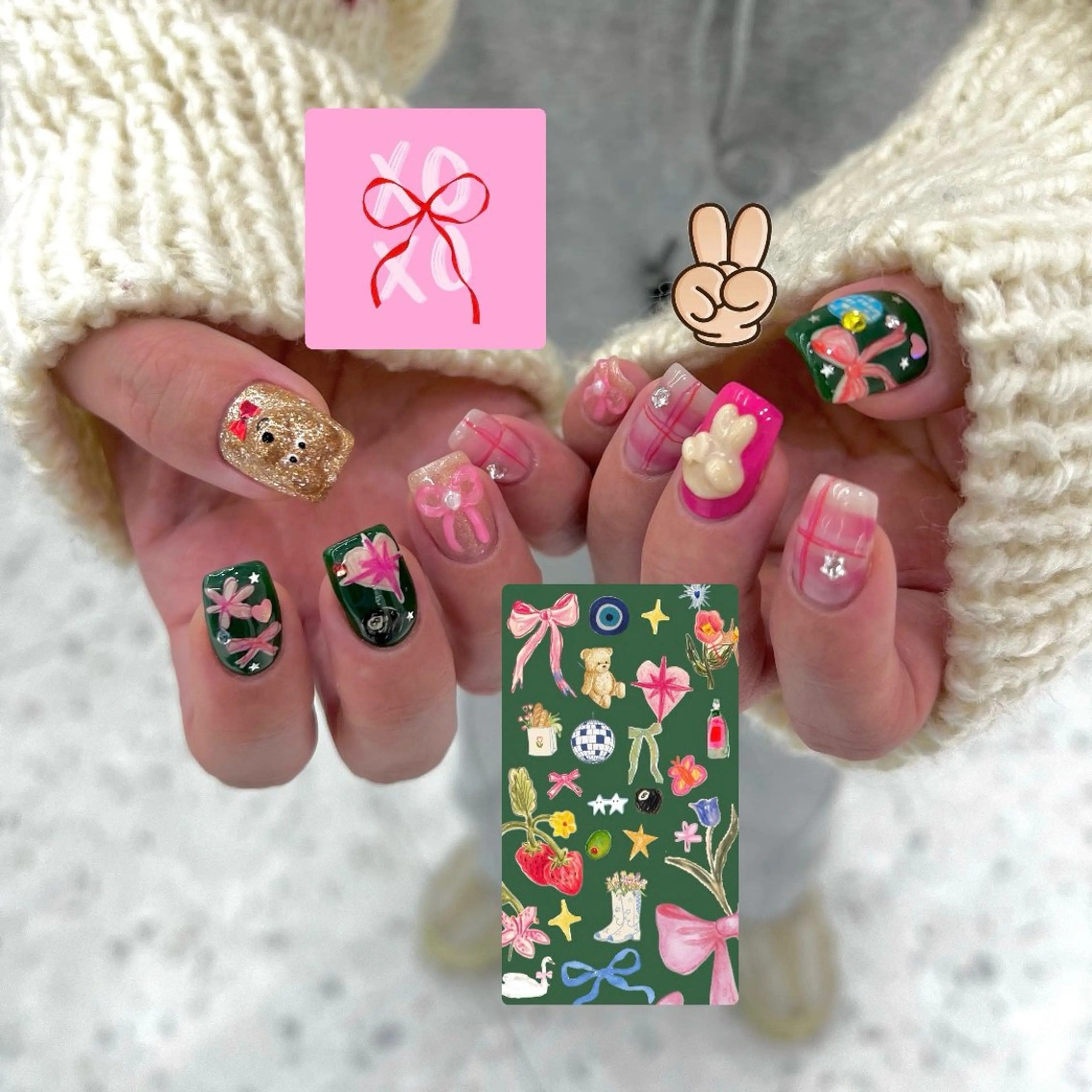 ネイル ハンドネイル 🧁🥕 asukaのネイルデザイン