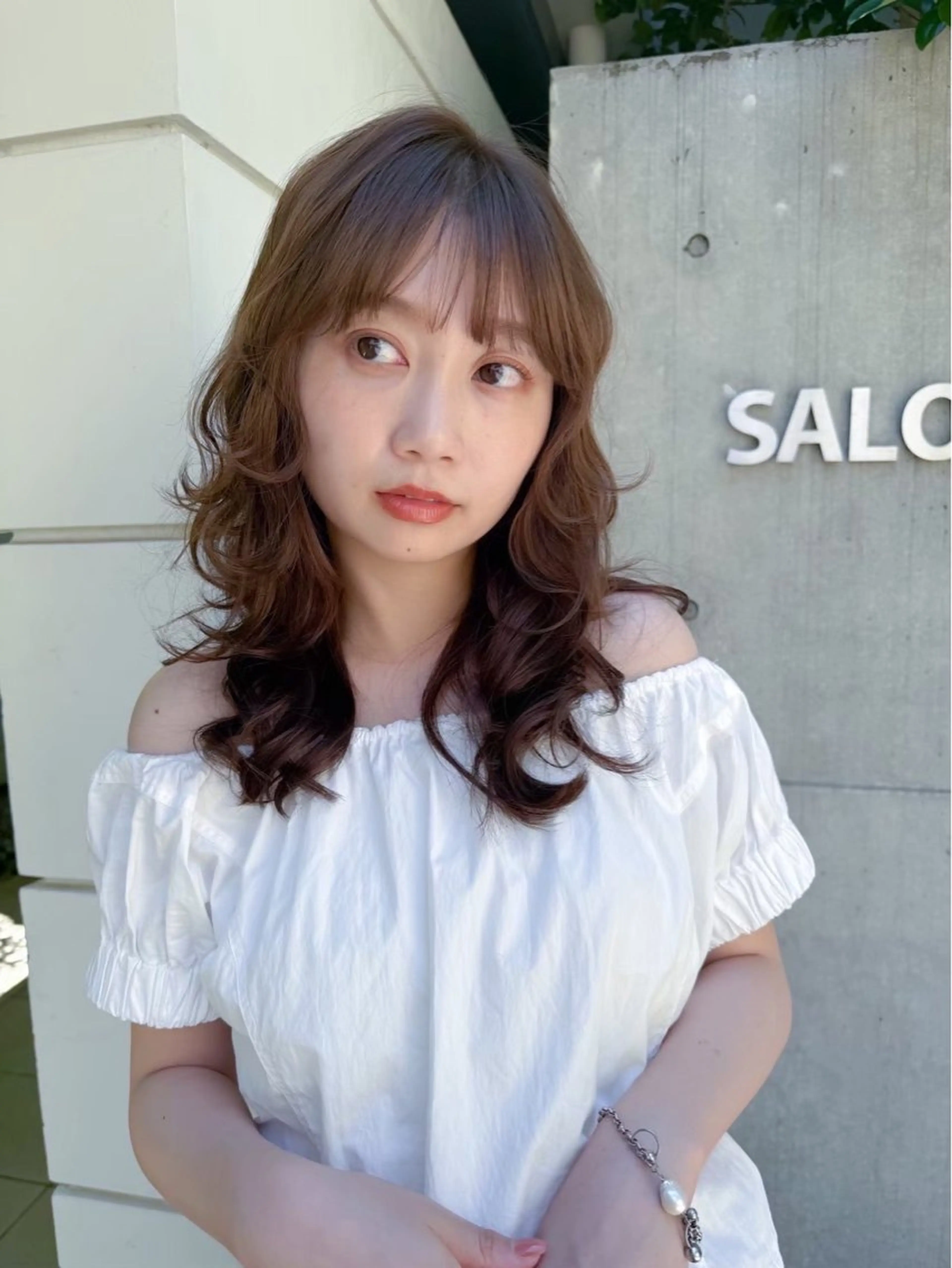 ロング flammeum 伊勢崎所属・⠀ ⠀ アリサ🎀🫧のヘアスタイル