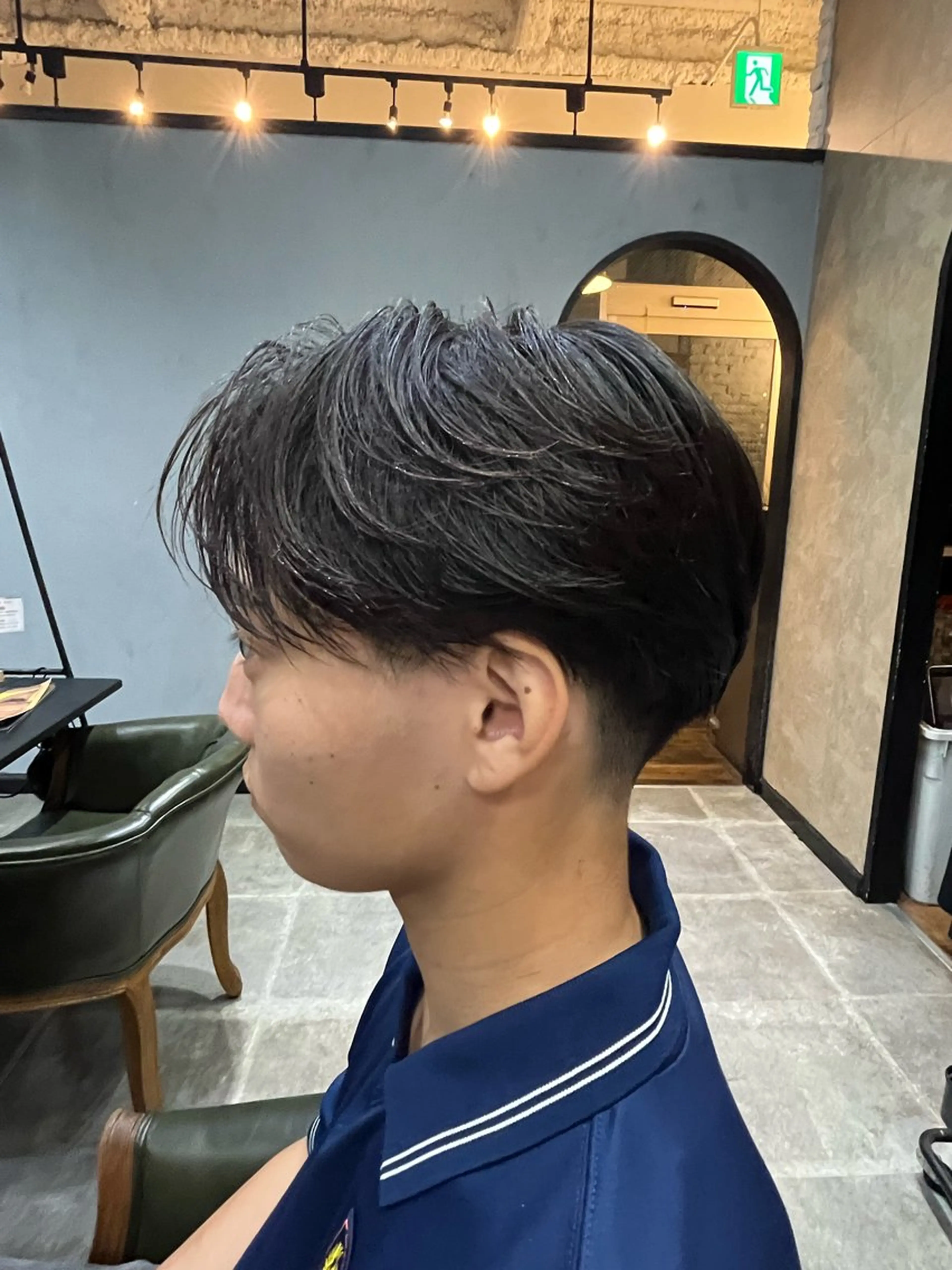 メンズ センターパート メンズカット/ 嶋本敬心のヘアスタイル