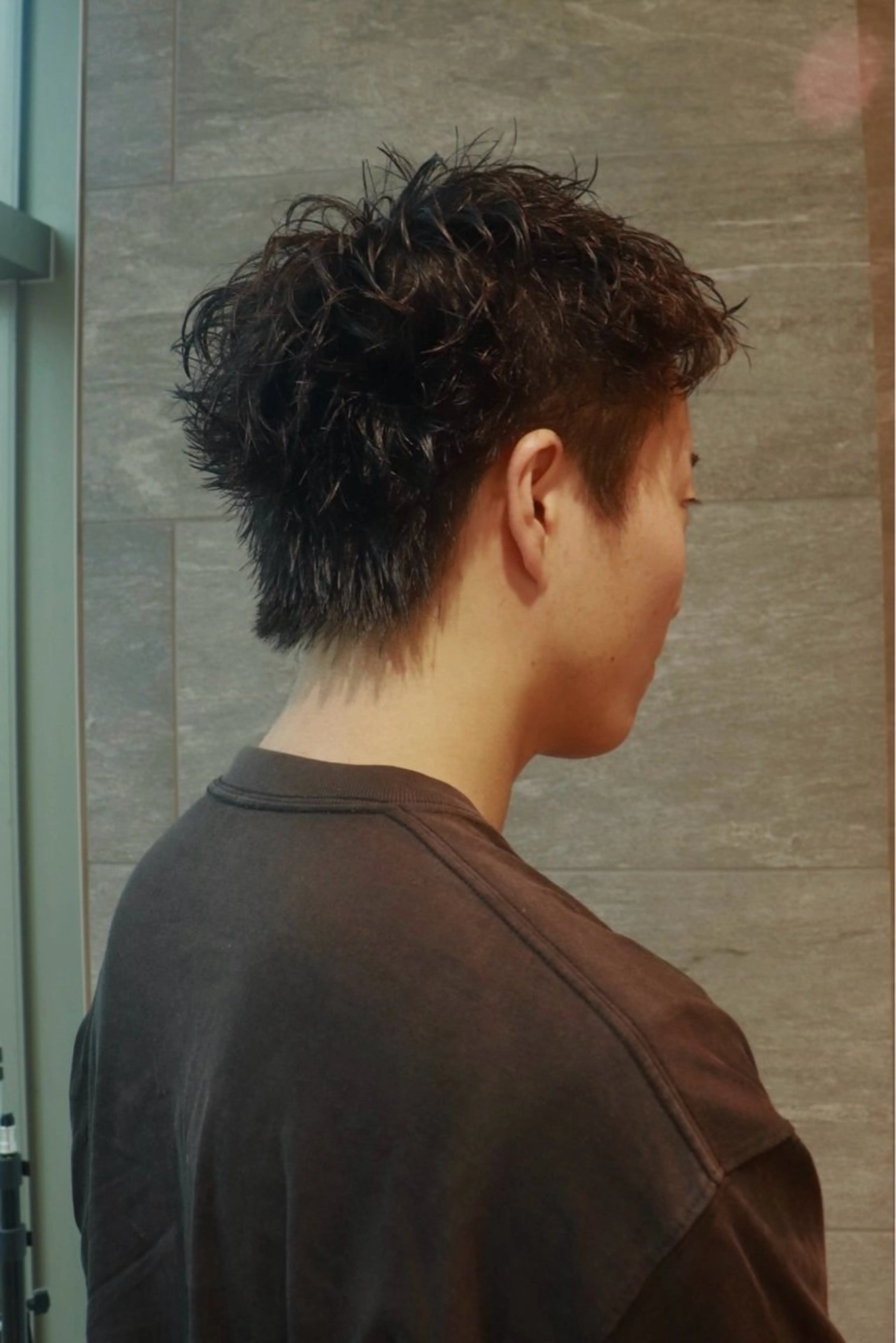 パーマ メンズ メンズパーマ スパイキーショート カット パーマ Yamada Ami🪐のヘアスタイル