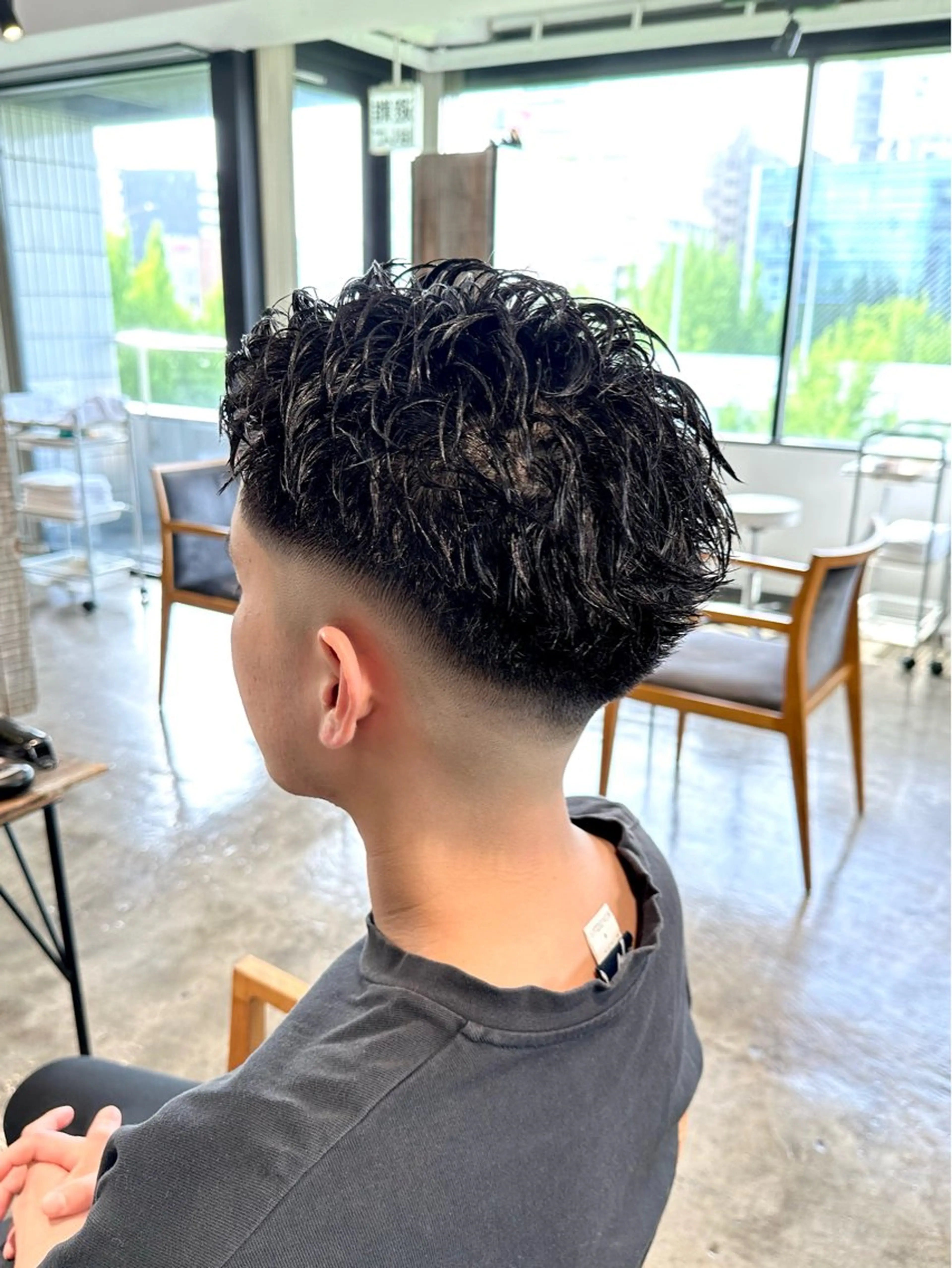 メンズ フェードカット メンズパーマ スキンフェード カット 骨格補正施術/メンズ 専門美容師/YUYAのヘアスタイル