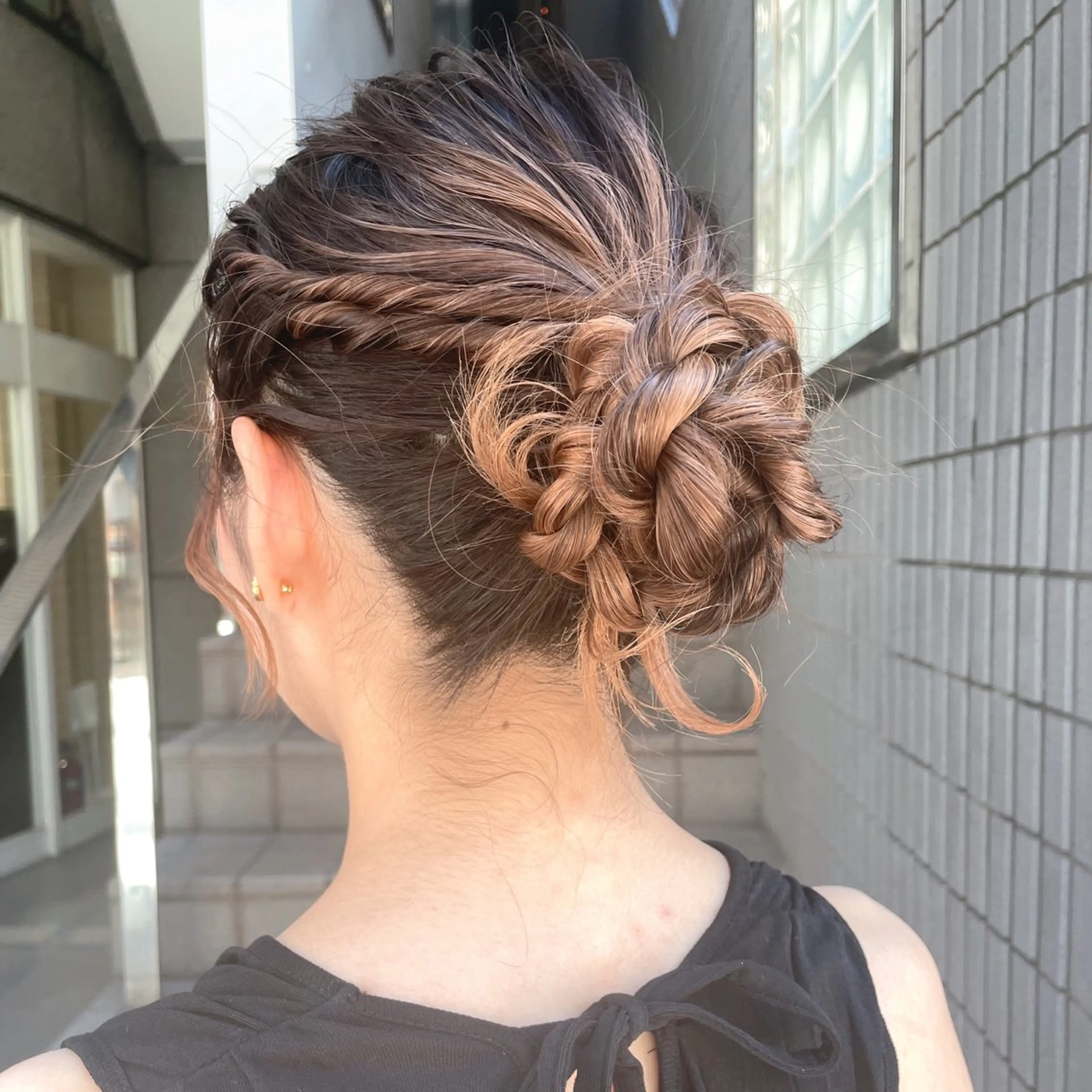 ロング ヘアアレンジ 横浜カラー/パーマ/ SAKI💫のヘアスタイル