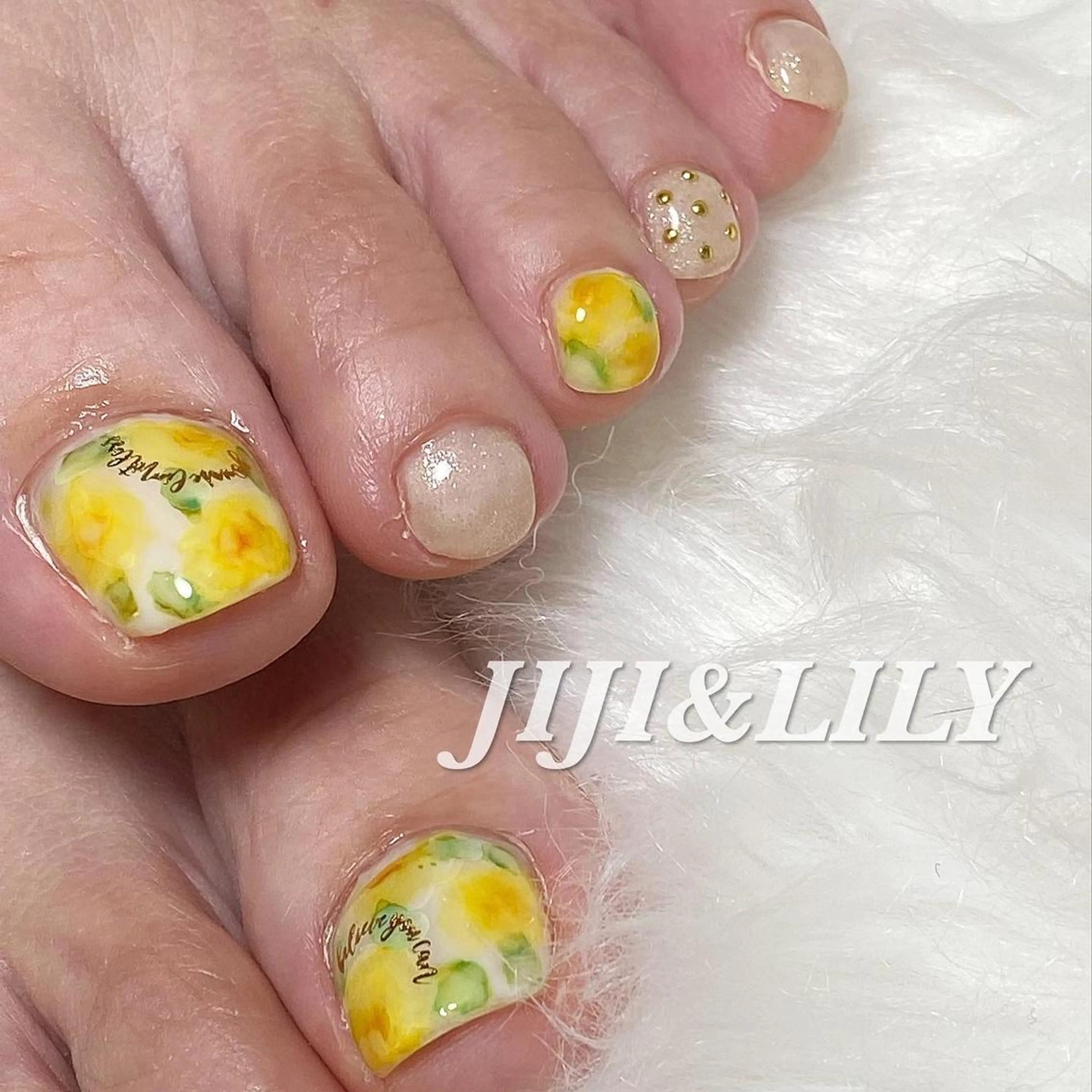 ネイル フットネイル 豊田 圭子のネイルデザイン