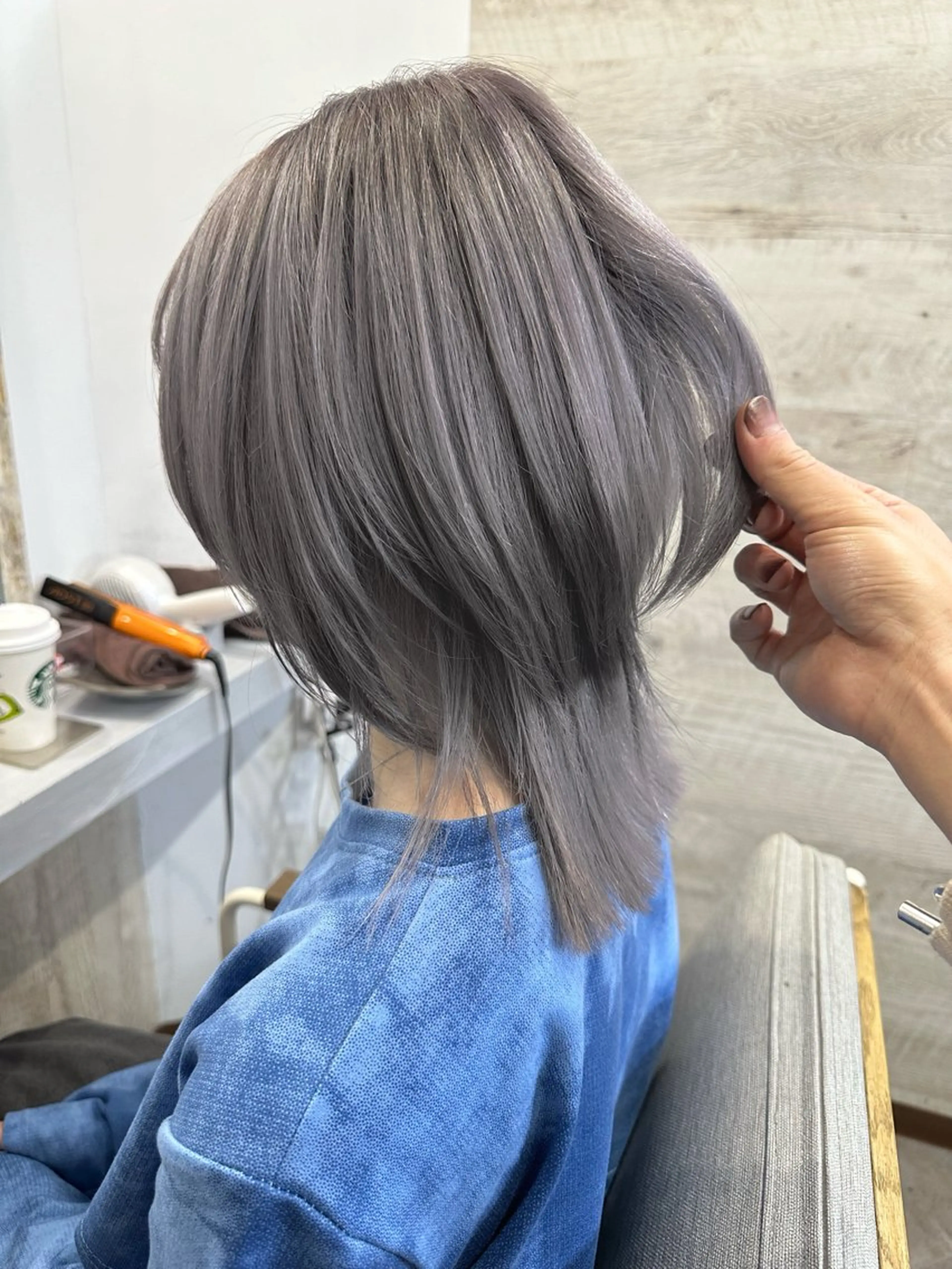 セミロング カラー Fbeauty所属・ブリーチ koheiのヘアスタイル