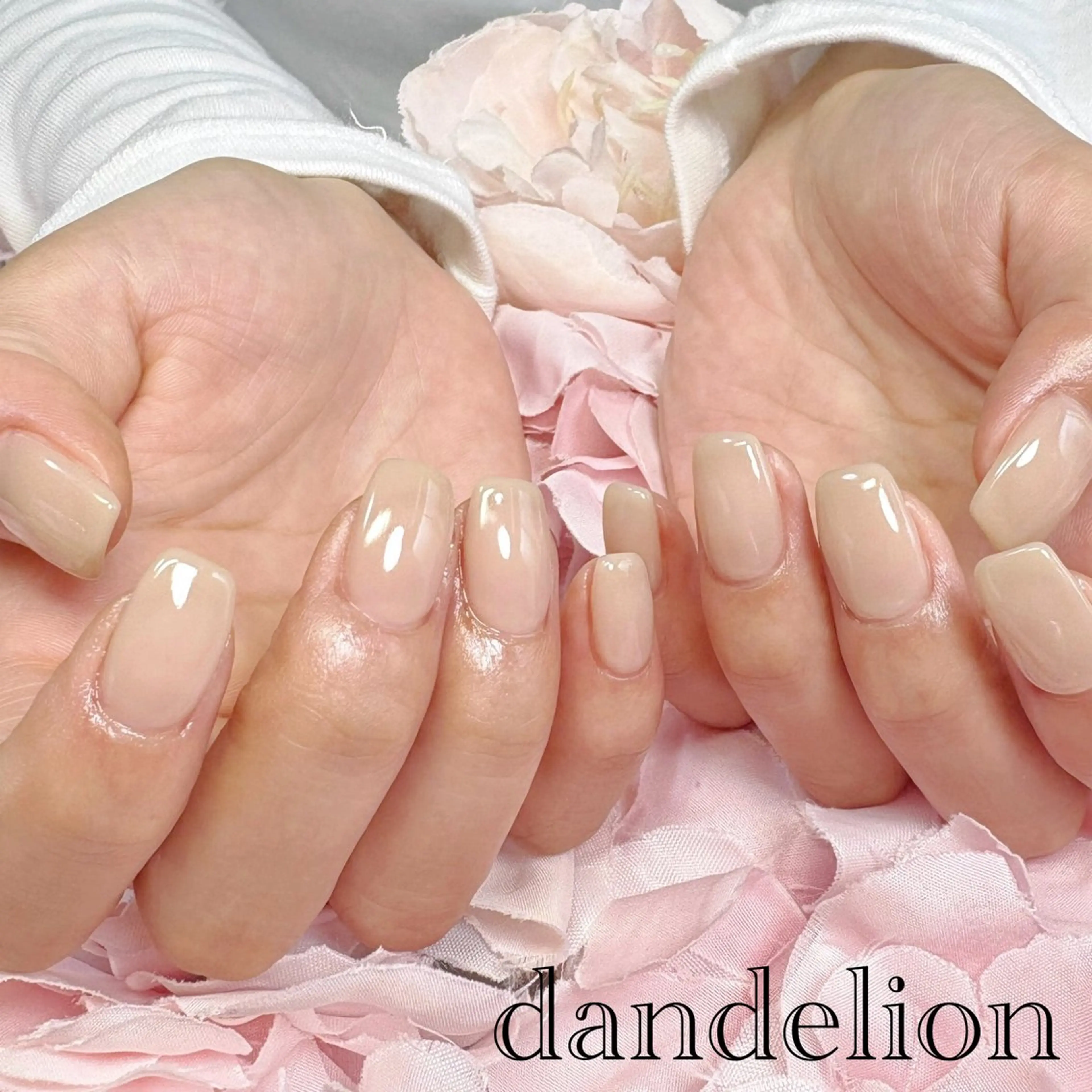 ネイル ハンドネイル ハンドケア dandelion ダンデライオンのネイルデザイン