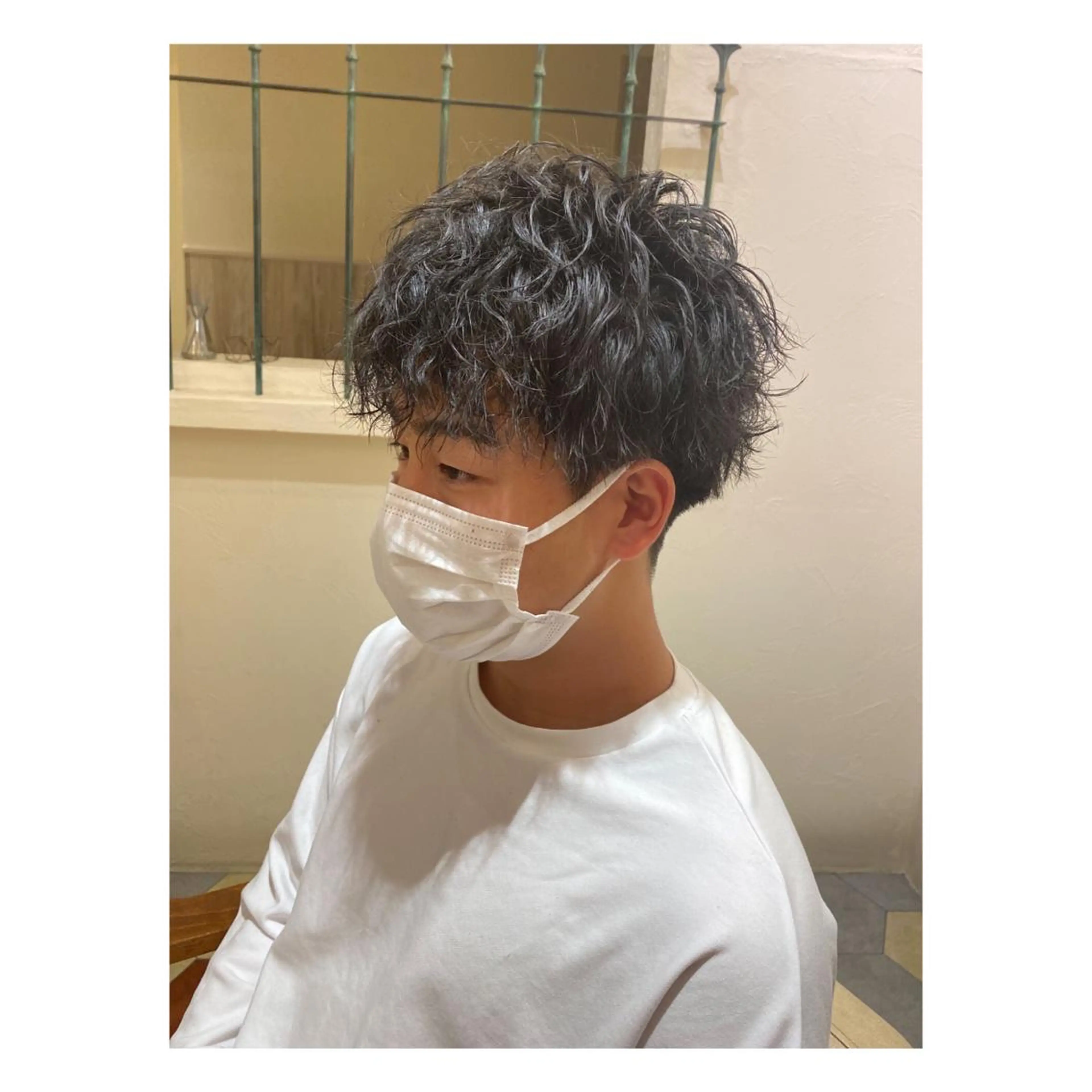 ショート パーマ カット パーマ 菊池大一 溝の口パーマのヘアスタイル