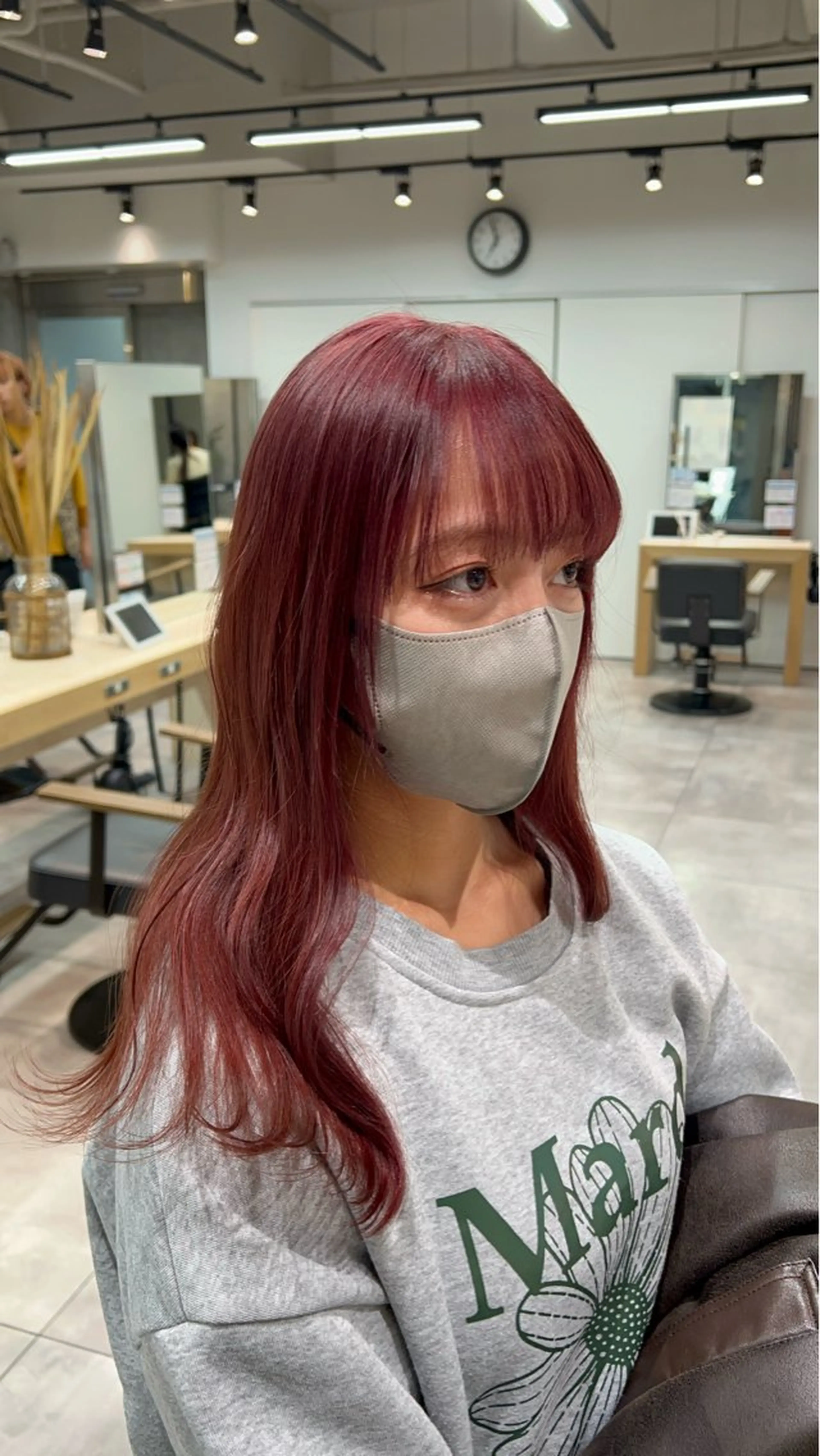 ロング カラー ヘアカラー トリートメント 🌞レイヤー×カラー 前川那津美🌞のヘアスタイル