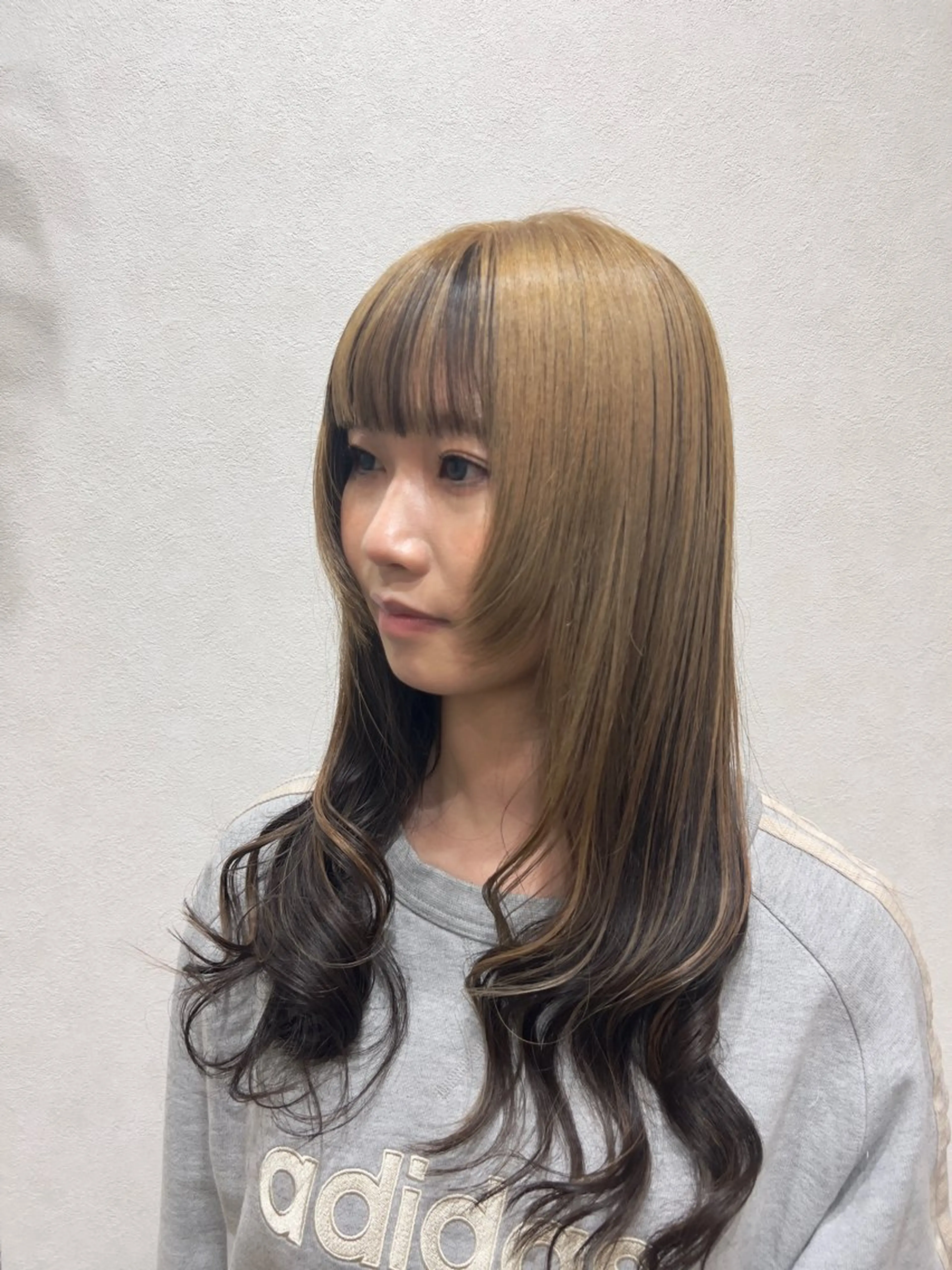 セミロング カラー 🍇おぐら めぐみ🍇のヘアスタイル